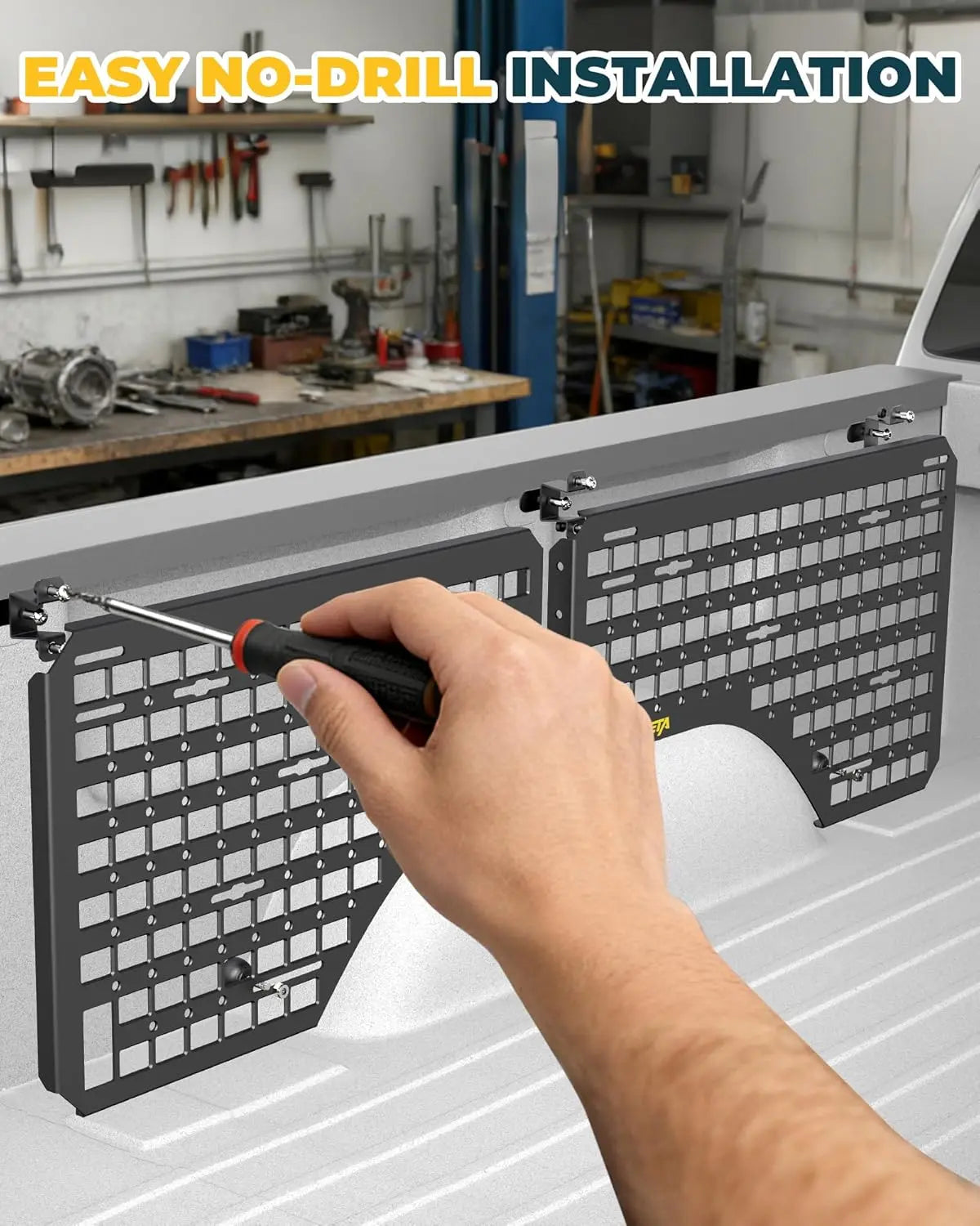 Heavy-Duty Side Bed MOLLE Panel Fit for 2014-2018 Chevy Silverado-8