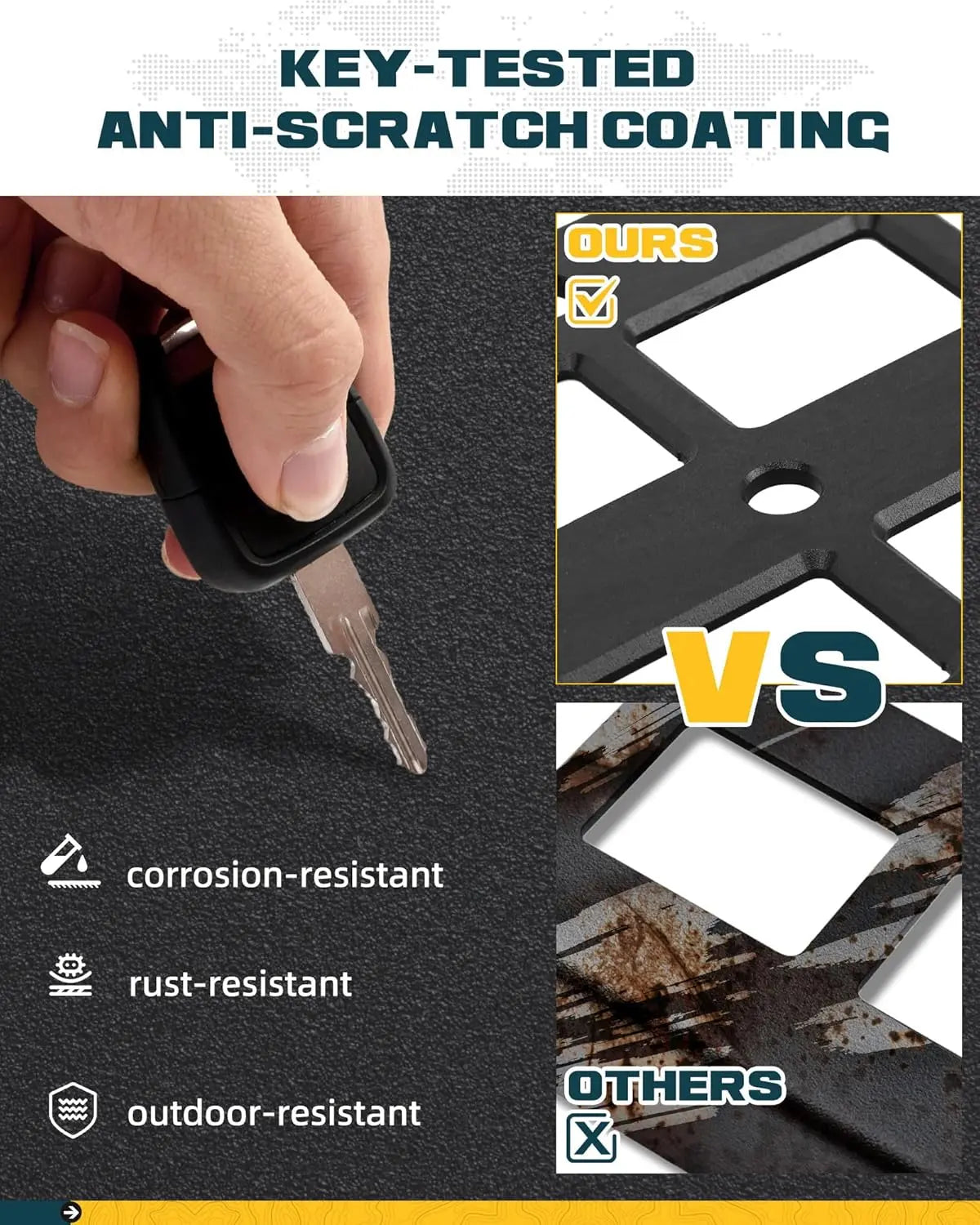 Front Bed MOLLE Panel Fit for 2019+ Chevy Silverado-11