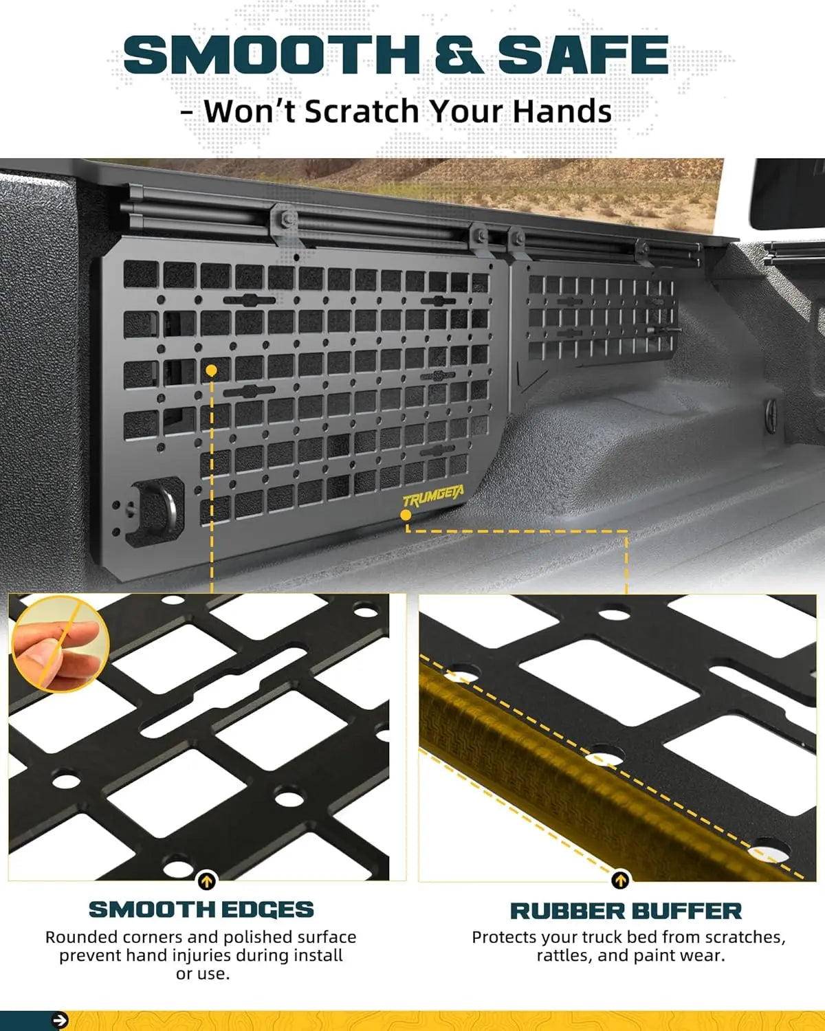 Heavy-Duty Side Bed MOLLE Panel Fit for 2022+ Ford Maverick-6