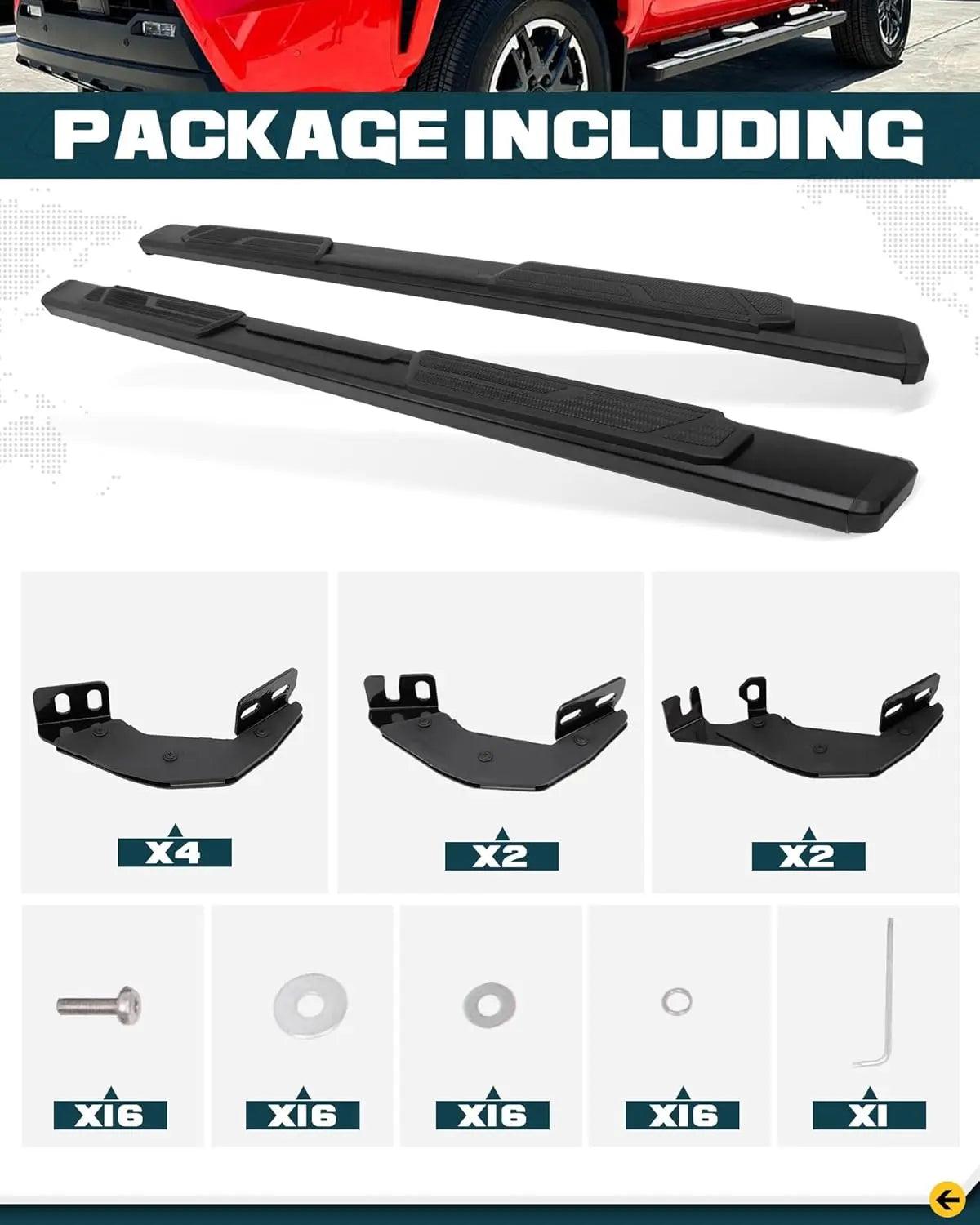 5.5" Running Boards for 2024 2025 Toyota Tacoma Double Cab-8