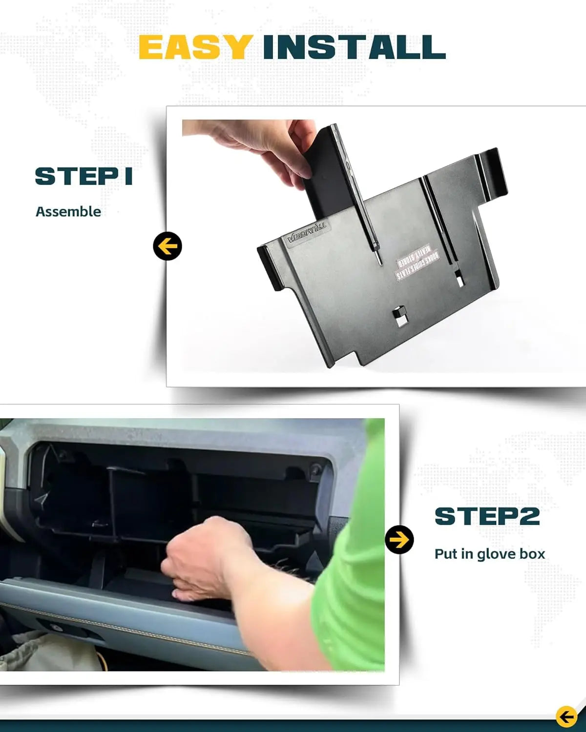 Glove Box Organizer Fit for 2024 2025 Toyota Tacoma-8