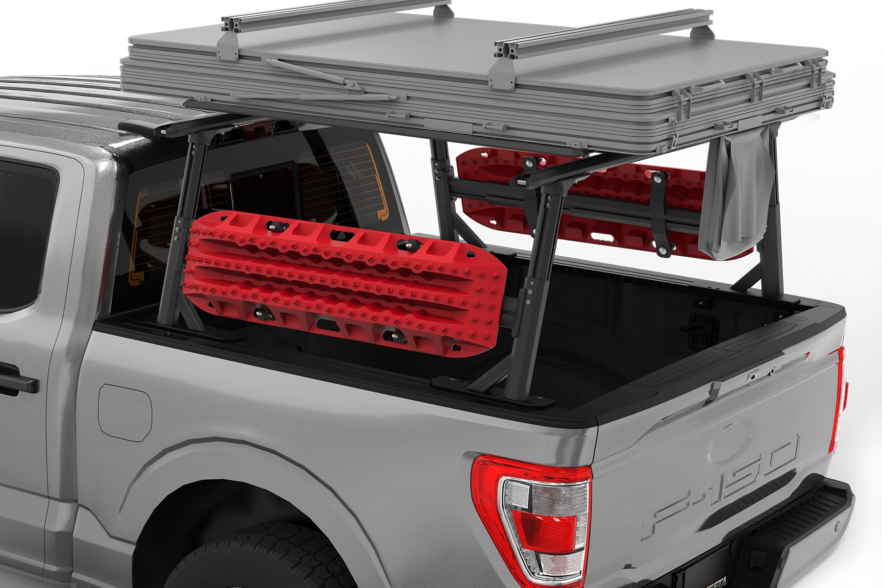 TRUMGETA 800LB Adjustable Bed Rack for Trucks without Inner Rails