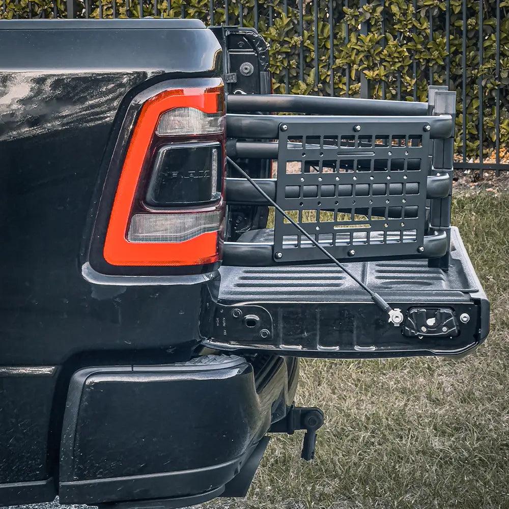 Ram Truck Bed Extender With Molle Panels for 2019-2025 Ram 1500 Quad Cab/Crew Cab for Lumber, Tools & Adventure-18