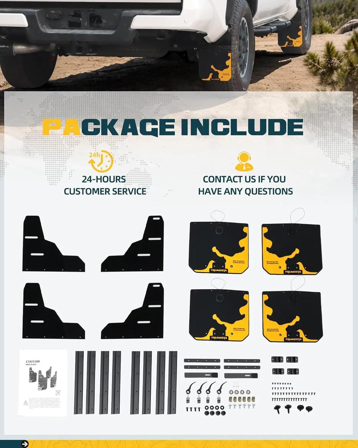 4PCS Upgraded Truck Mud Flaps for Toyota Tundra 2022-2025-9