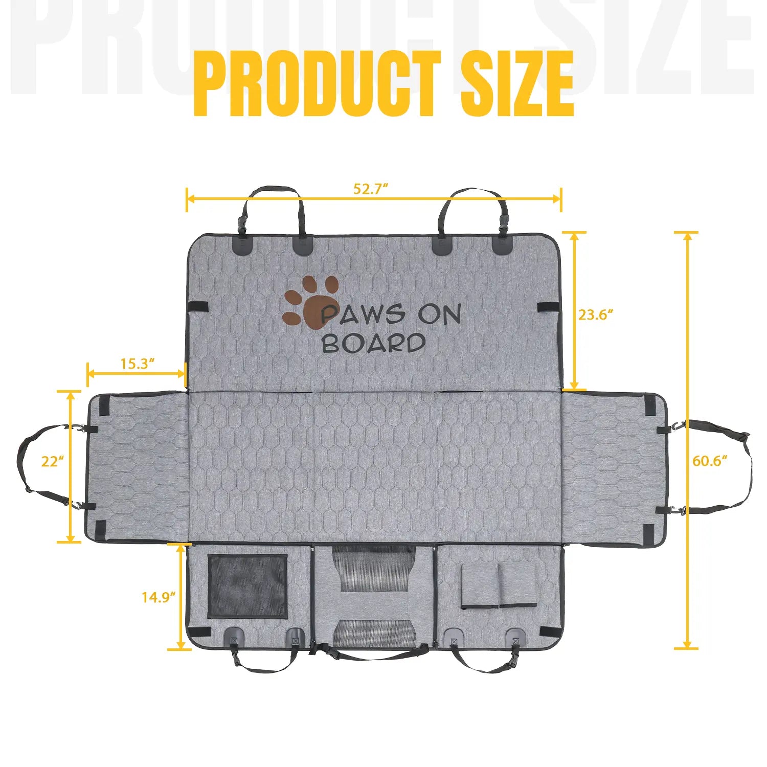 Dog Car Seat Cover for Trucks - Ready for Trail Rides, Camping Trips & Daily Errands-9