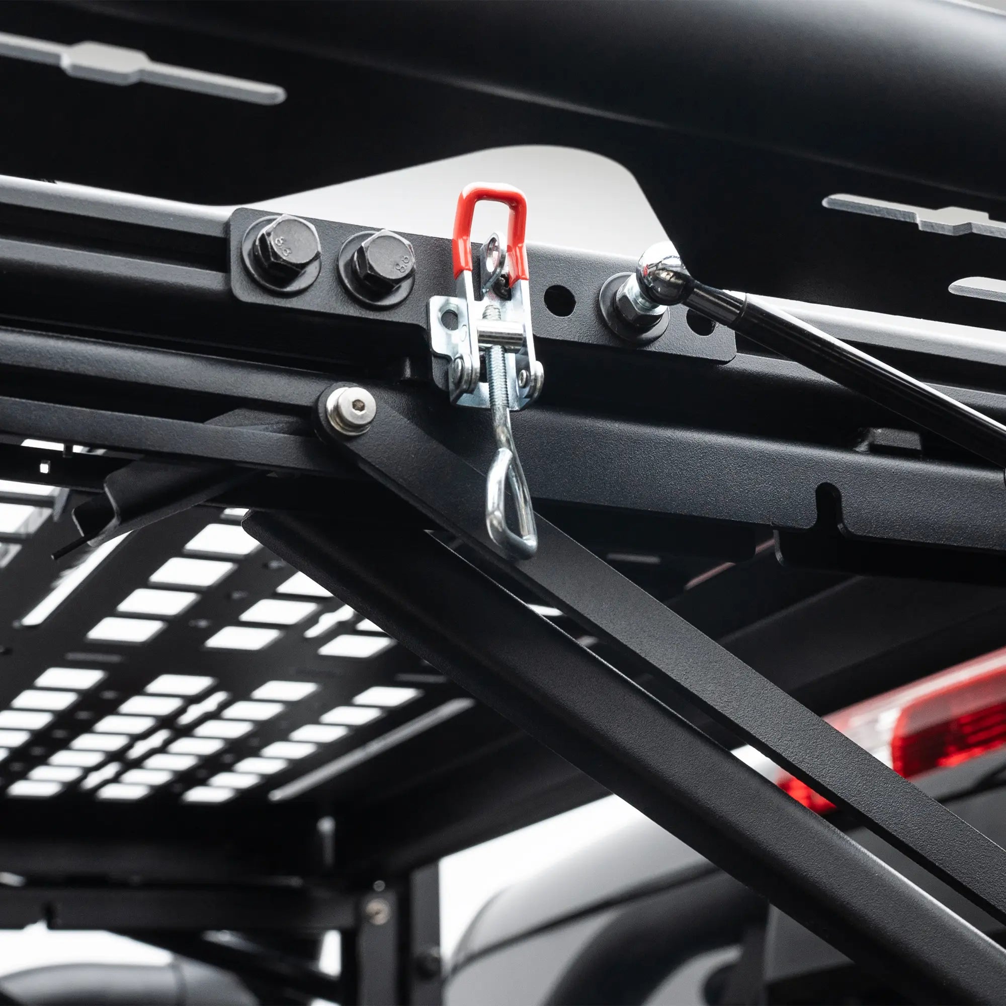 Molle Chase Rack with Flip Cargo Deck for Overlanding and Work Use Fit for F150 Tacoma Silverado-7