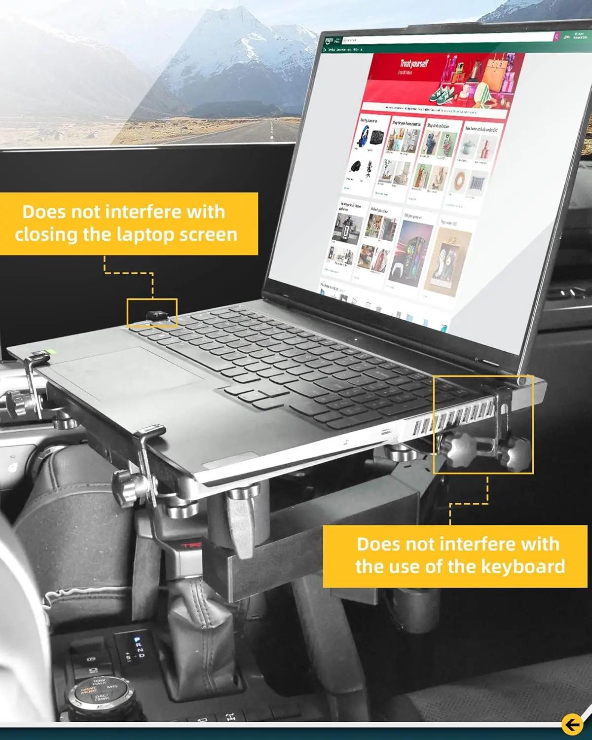 Heavy Duty Laptop Mount for Toyota Tacoma-9