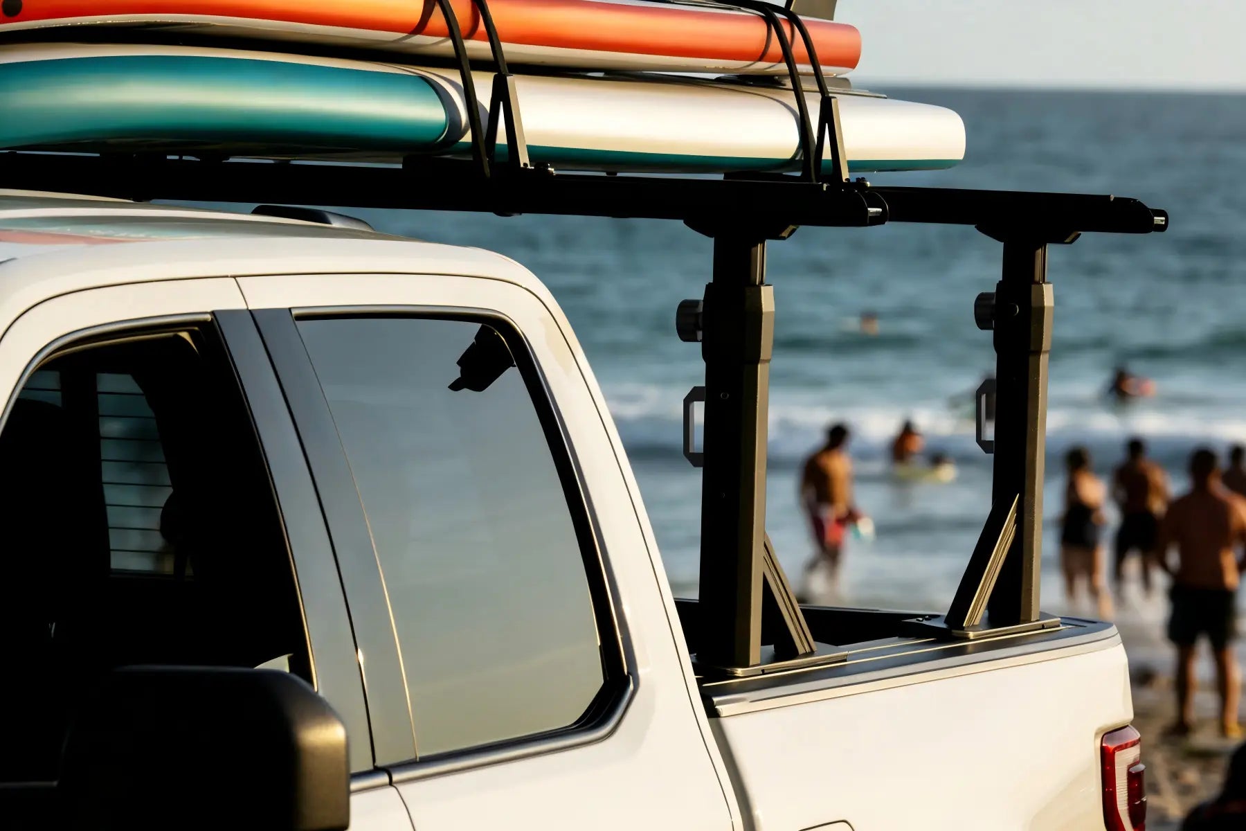 TRUMGETA Adjustable Ladder Racks for Full-Size Pickup Trucks -4