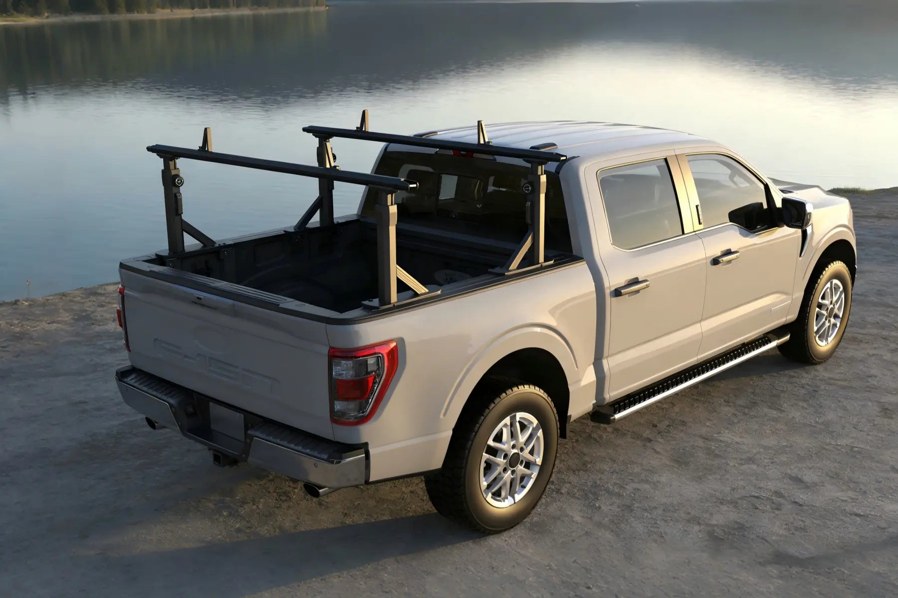 TRUMGETA Adjustable Ladder Racks for Full-Size Pickup Trucks -2