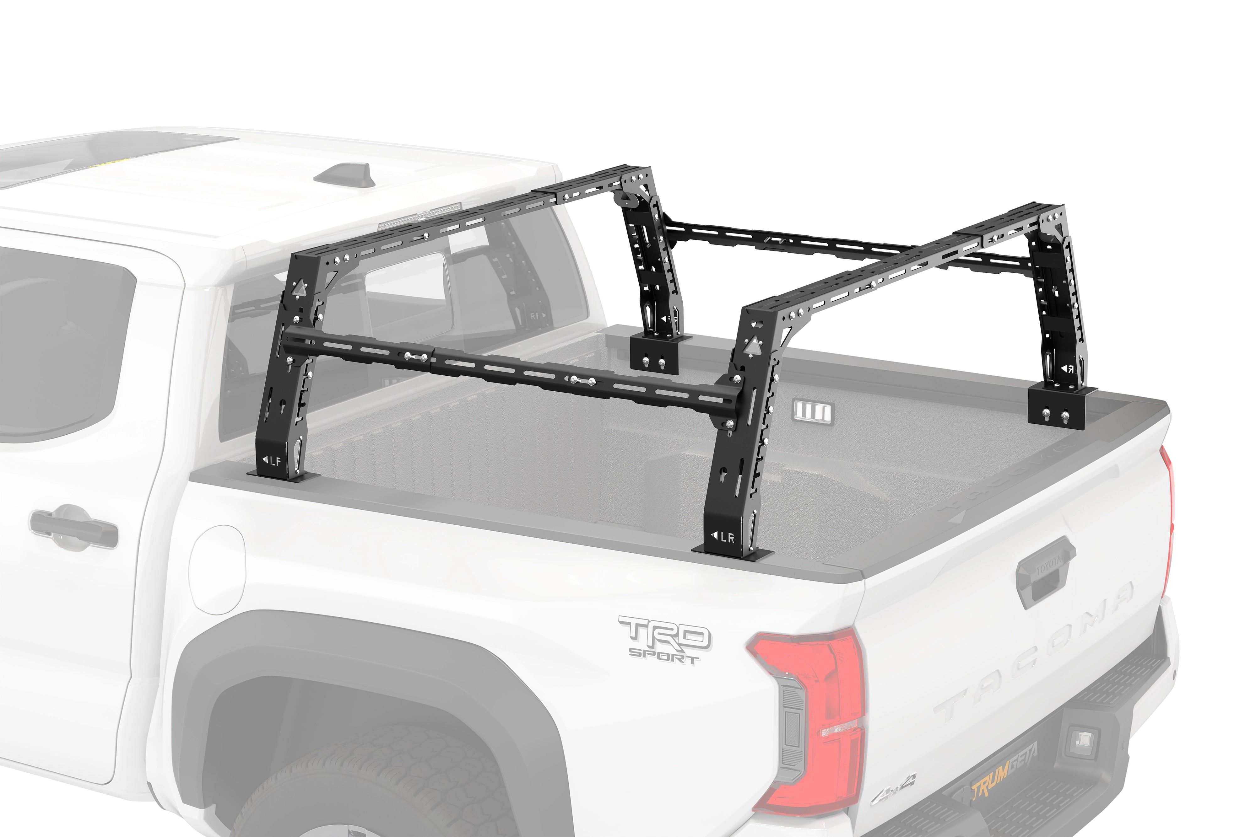 Adjustable Truck Bed Rack for F-150 / Ram 1500 / Silverado / Sierra/Tacoma/Gladiator (Platform not Included)-TRUMGETA