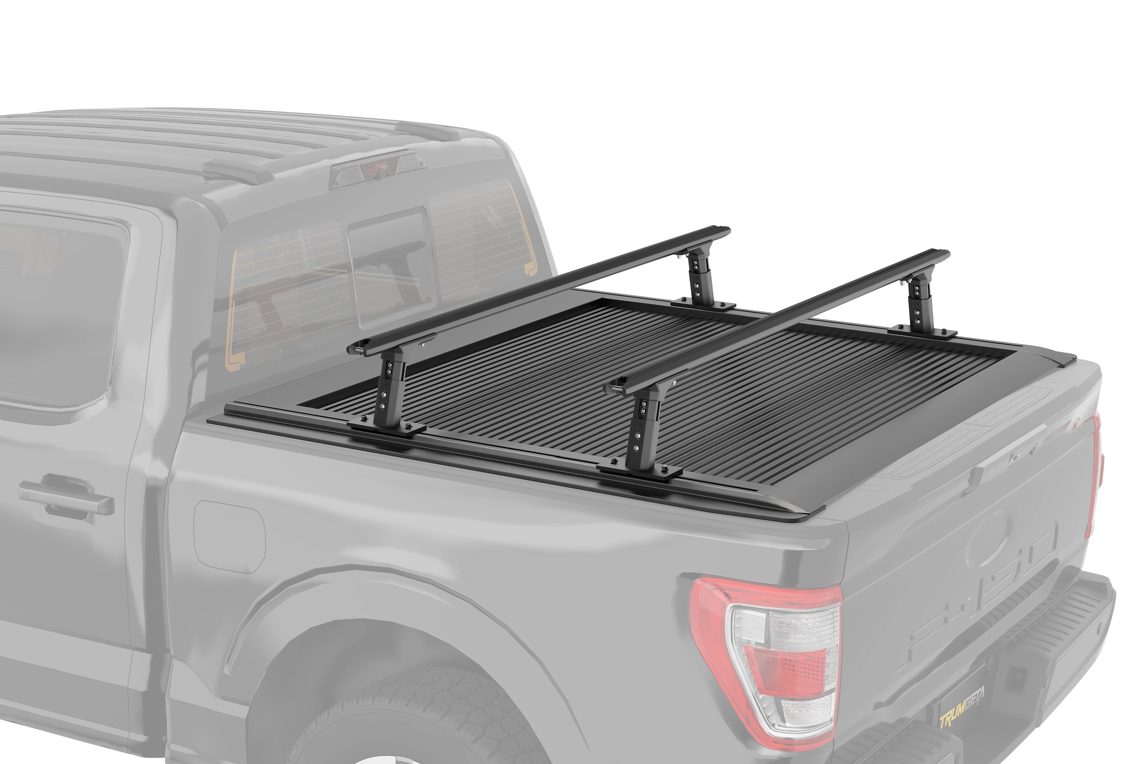 Low-profile Heavy Duty 800LB Adjustable Bed Rack for Trucks,Roll-Up Cover Compatible-TRUMGETA
