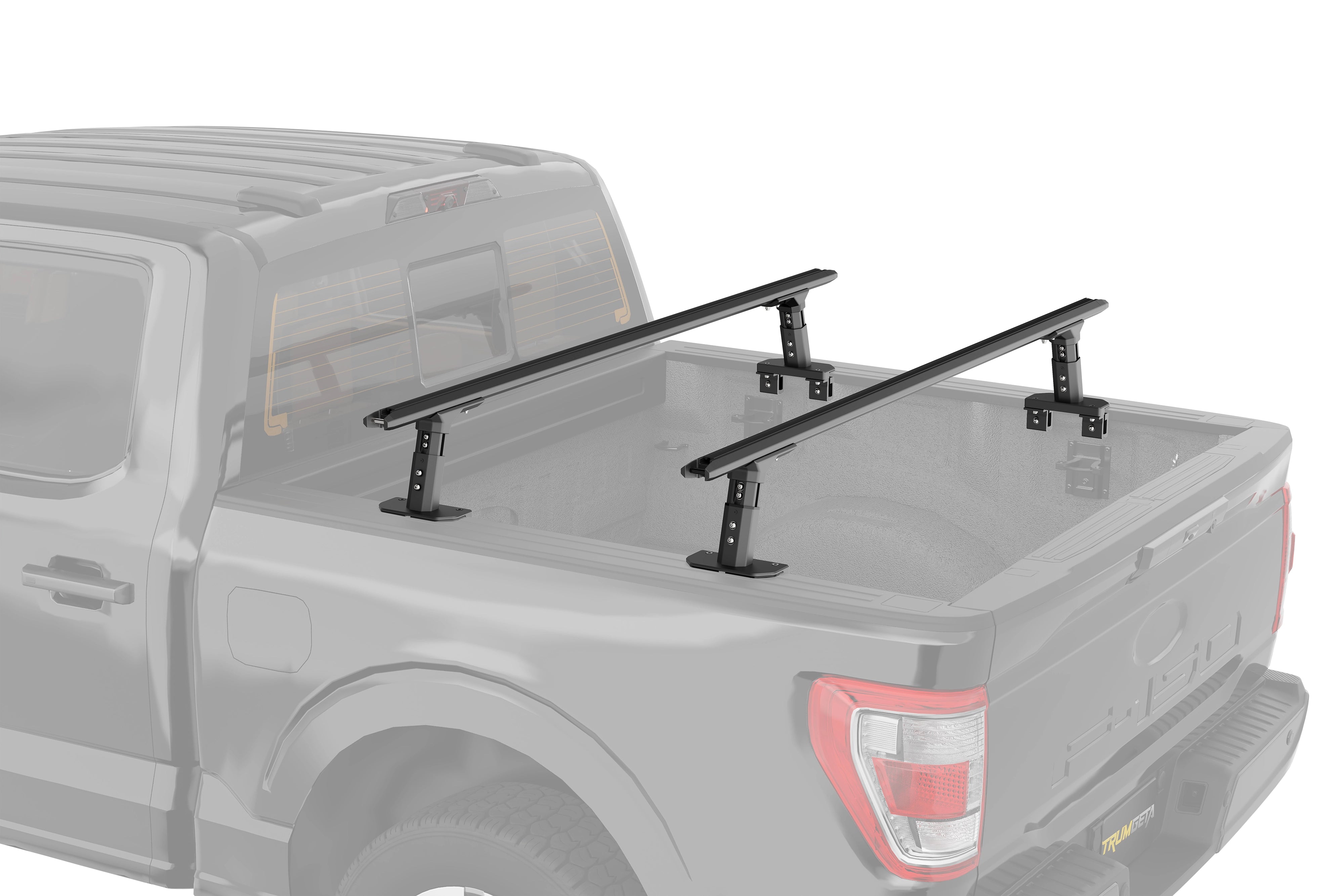 Low-profile Heavy Duty 800LB Adjustable Bed Rack for Trucks -TRUMGETA
