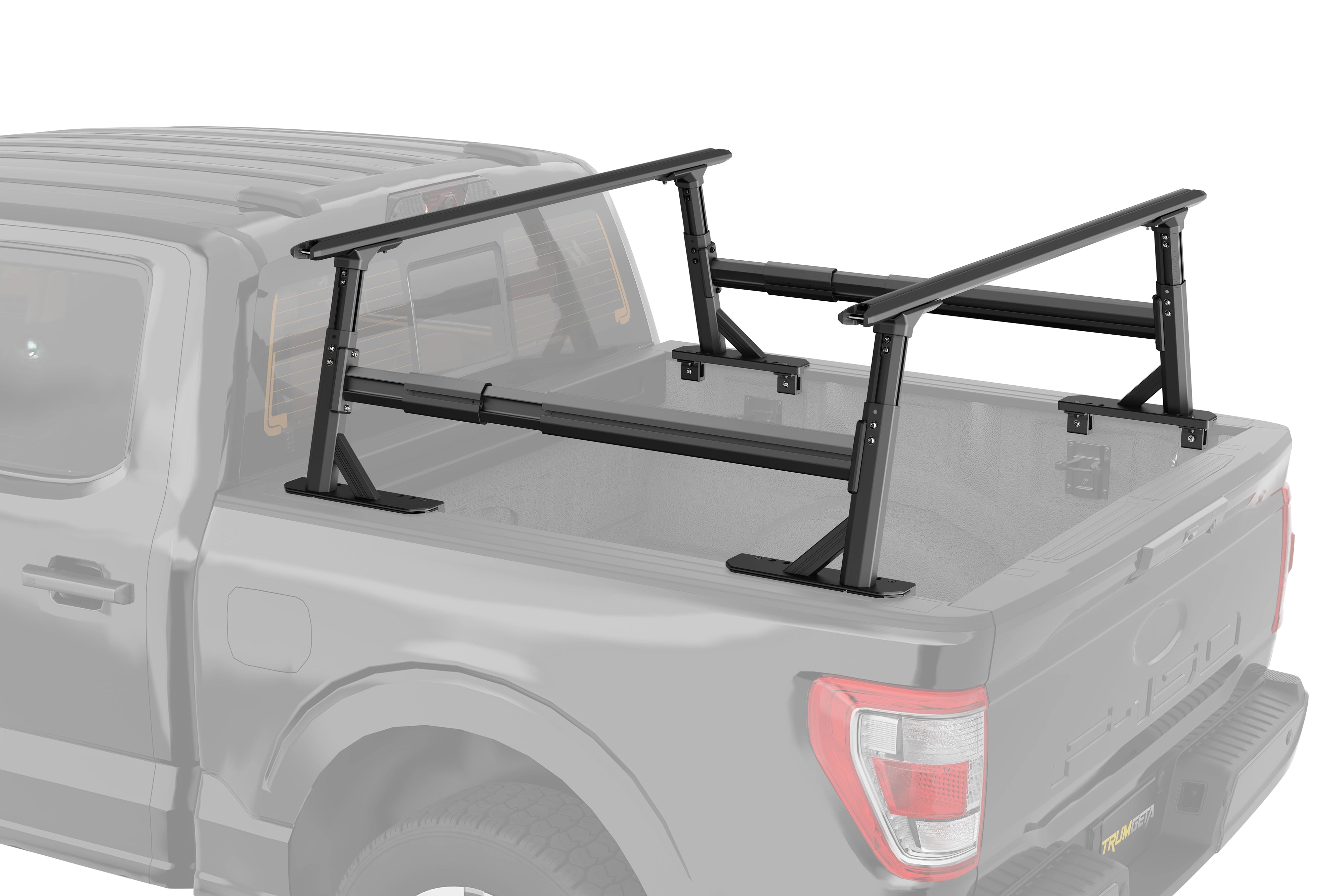 TRUMGETA 800LB Adjustable Bed Rack for Trucks without Inner Rails