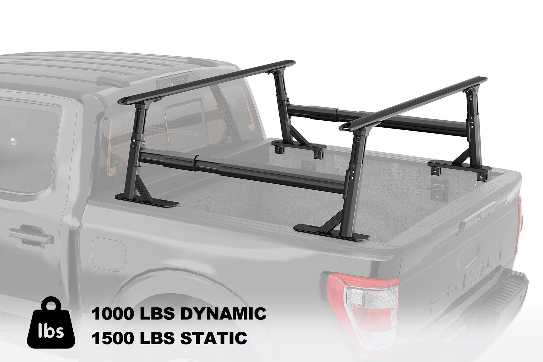 Heavy Duty 800LB Adjustable Bed Rack for Trucks -TRUMGETA
