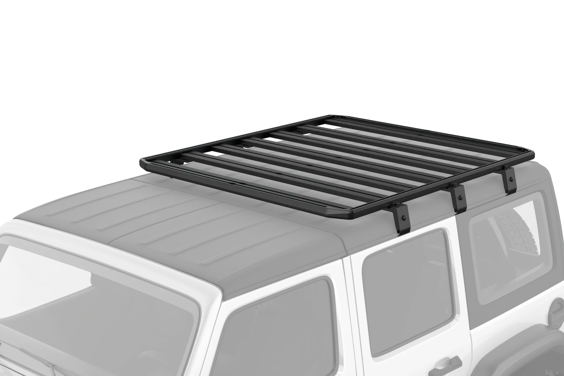 Trumgeta 56" x 82" Aluminum T-Slot Roof Rack Platform for Jeep Wrangler JL 2018–2026