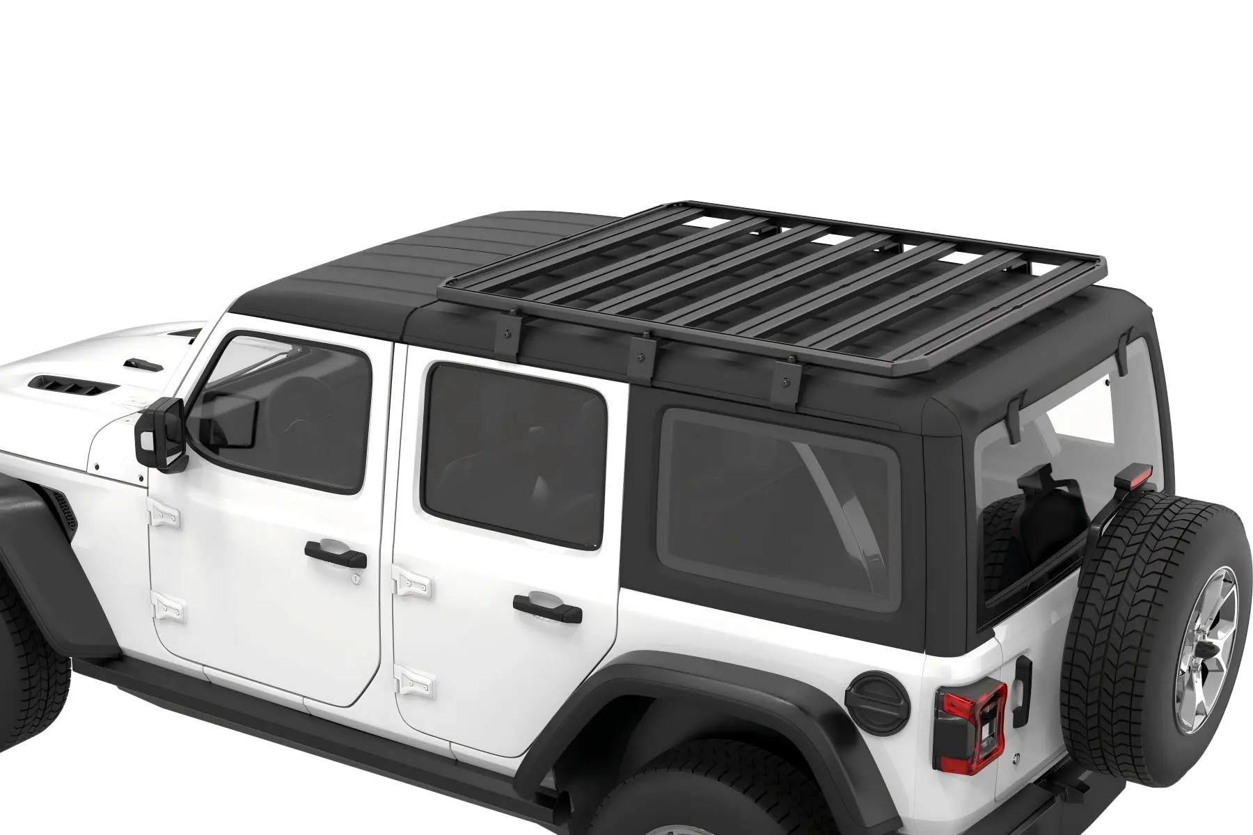 Trumgeta 56" x 82" Aluminum T-Slot Roof Rack Platform for Jeep Wrangler JL 2018–2026 -1