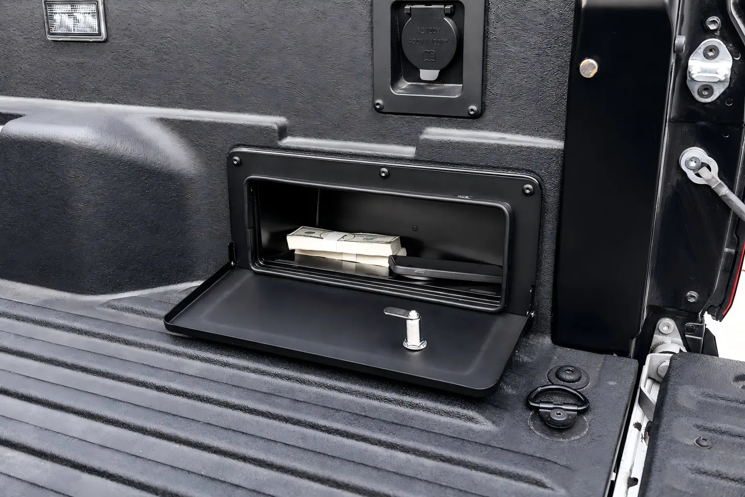 Trumgeta Keyless Bed Security Lockbox for 2024-2026 Toyota Tacoma