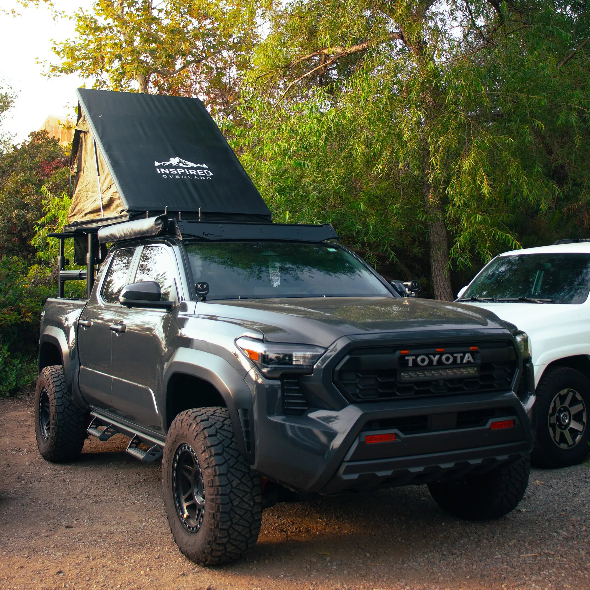 Adjustable Truck Bed Rack with Side Bars for Toyota Tacoma & Jeep Gladiator | Overland Cargo & Gear Mount-3