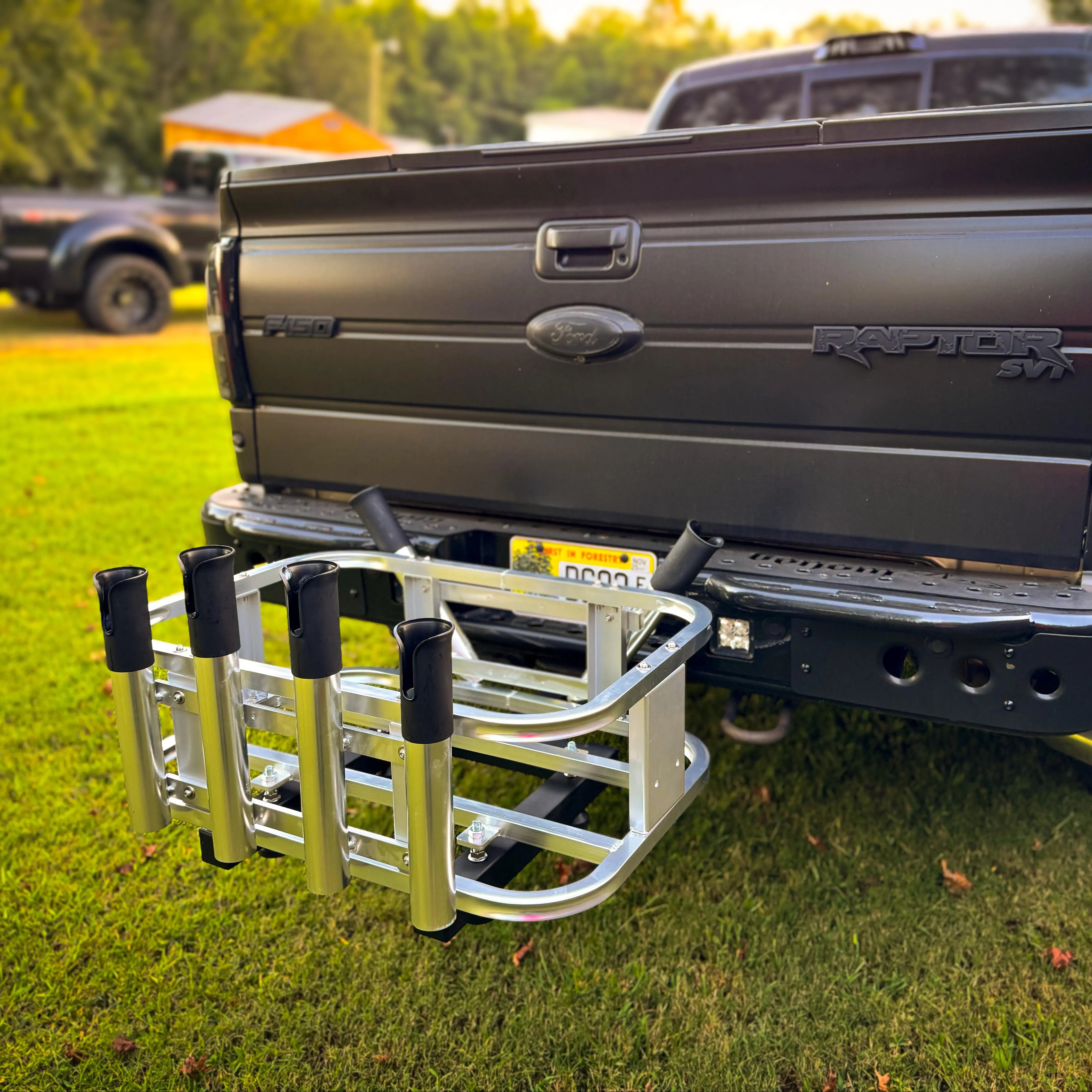 Universal Jet Ski Cooler Rack with Rod Holders-21