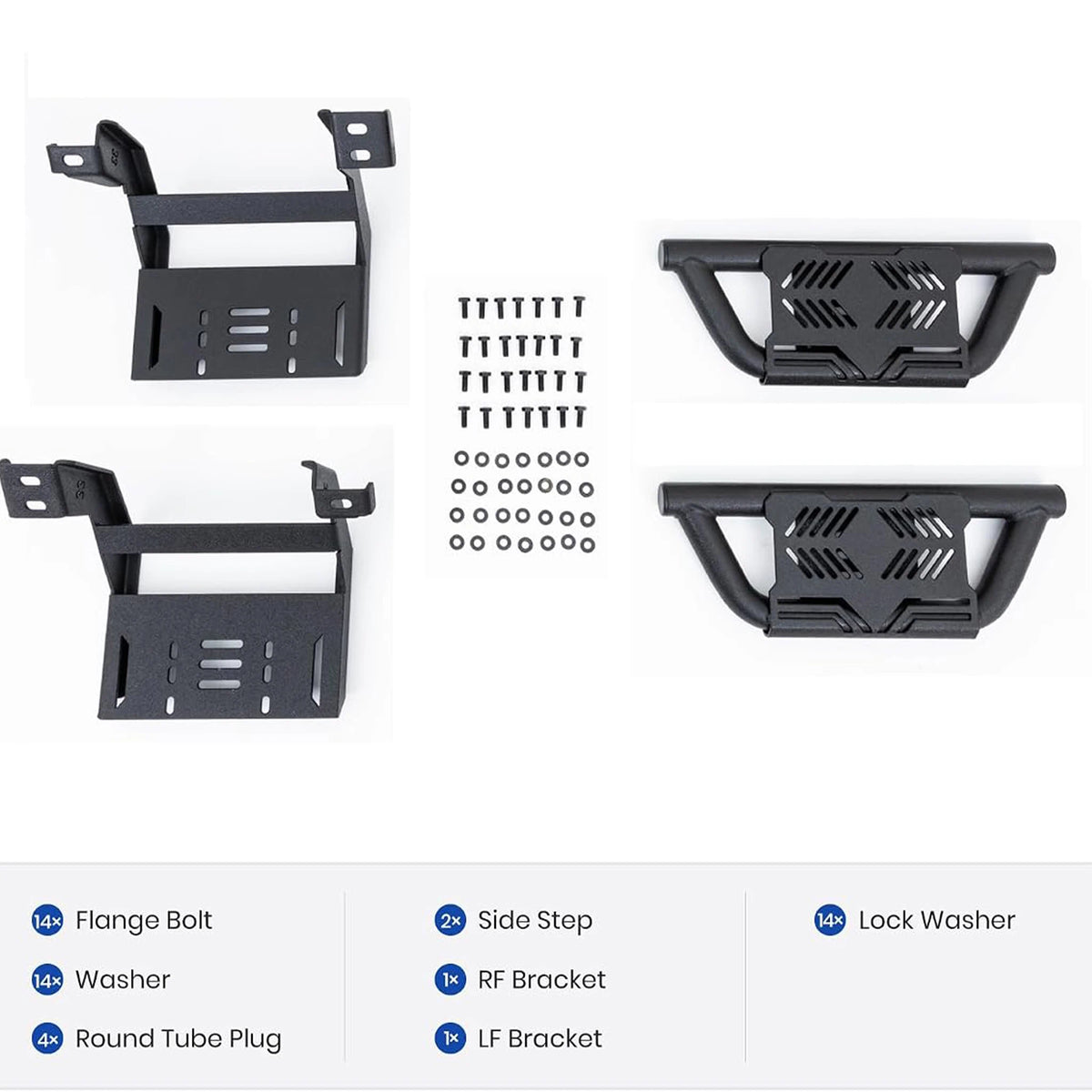TRUMGETA Auxchemic® 232034 Side Steps for 2022-2026 Toyota Tundra