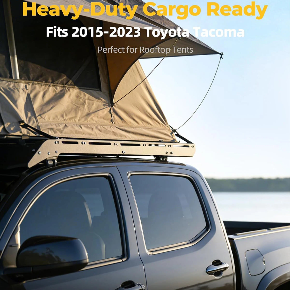 TRUMGETA Heavy Duty Aluminum Roof Rack for 2015-2023 Toyota Tacoma