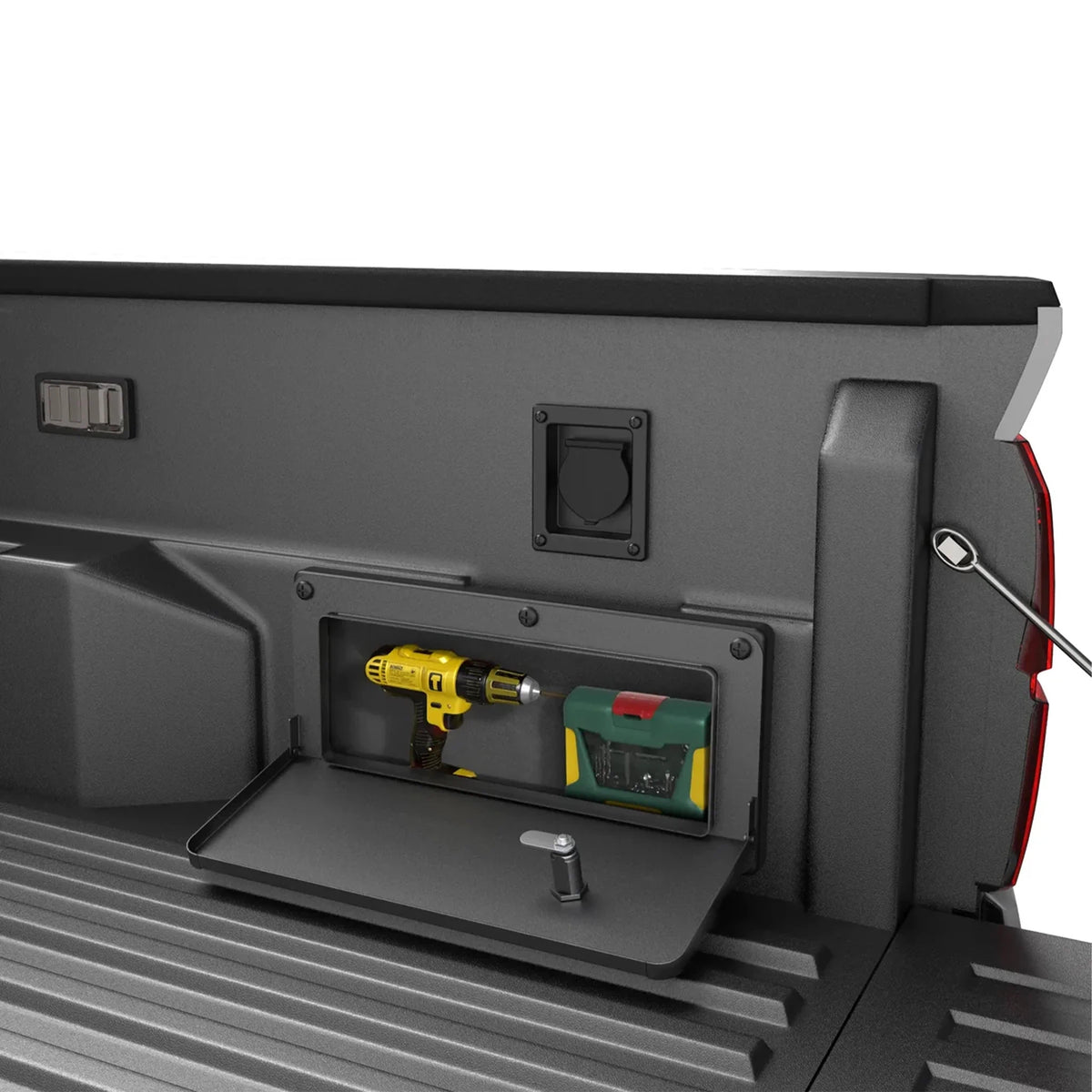 TRUMGETA Keyless Bed Security Lockbox for 2024-2026 Toyota Tacoma