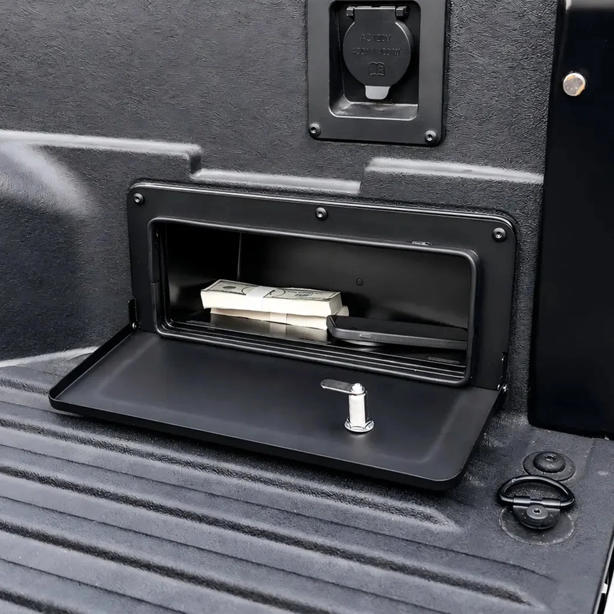 TRUMGETA Keyless Bed Security Lockbox for 2024-2026 Toyota Tacoma