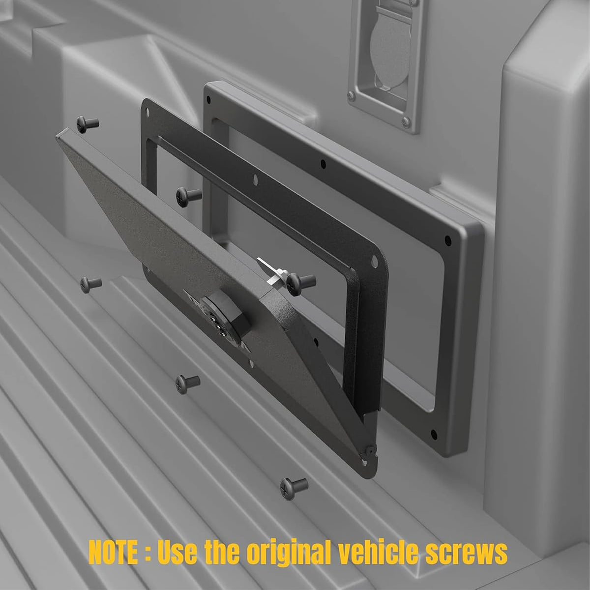 TRUMGETA Keyless Bed Security Lockbox for 2024-2026 Toyota Tacoma