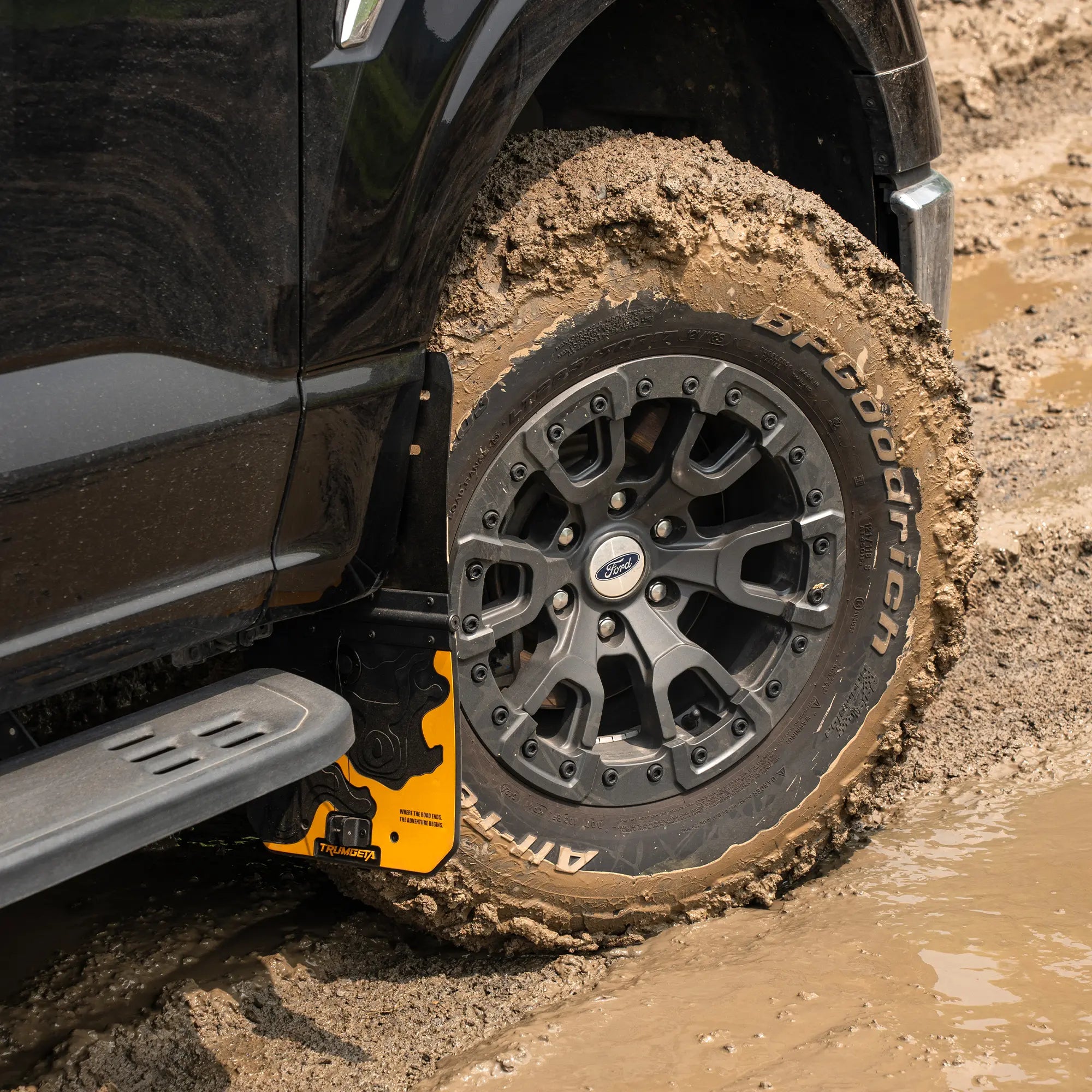 TRUMGETA 4PCS Upgraded Adjustable Truck Mud Flaps for Ford F150 2015-2020