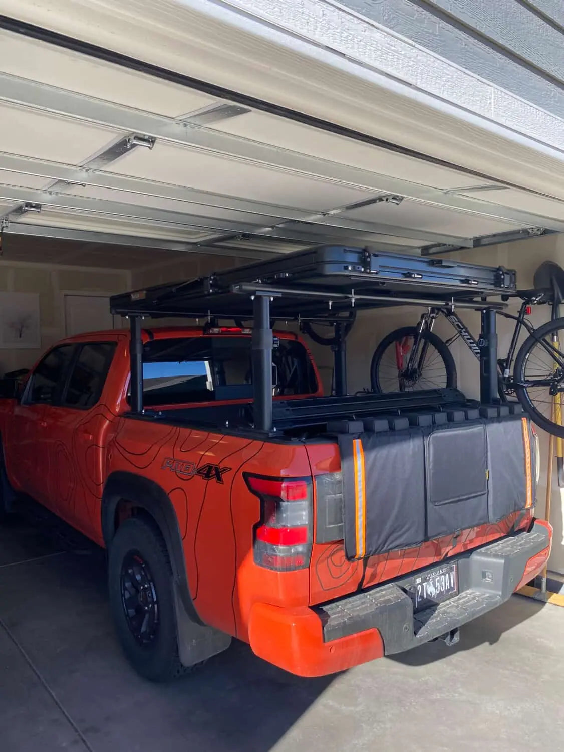 TRUMGETA 62-Inch Tailgate Bike Pad - 5-Bike Capacity for Full-Size Trucks | Mountain Bikes, BMX, Ebikes & More