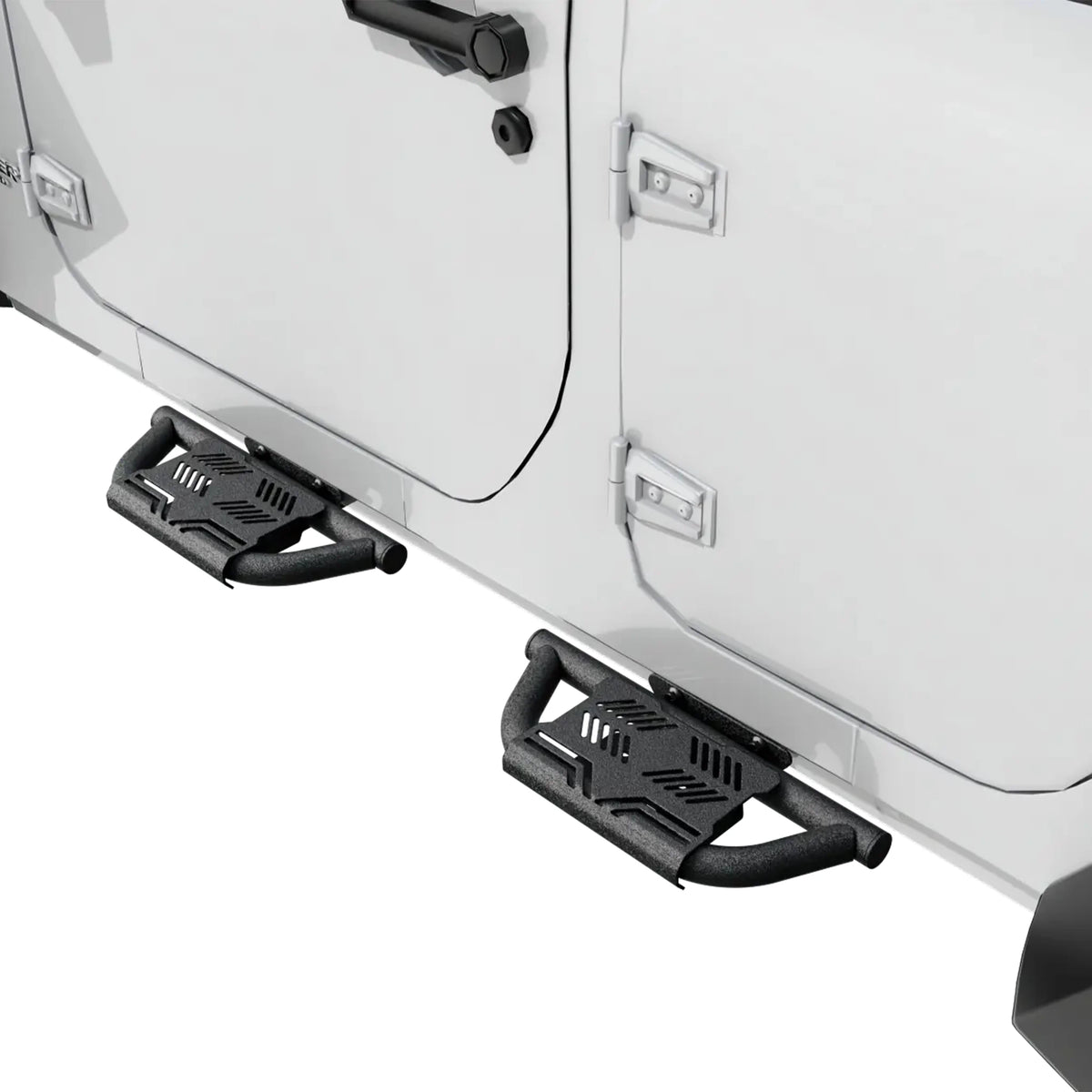 TRUMGETA Auxchemic® 232009 Side Steps for 2007-2018 Jeep Wrangler JK, NOT for Rock Rails