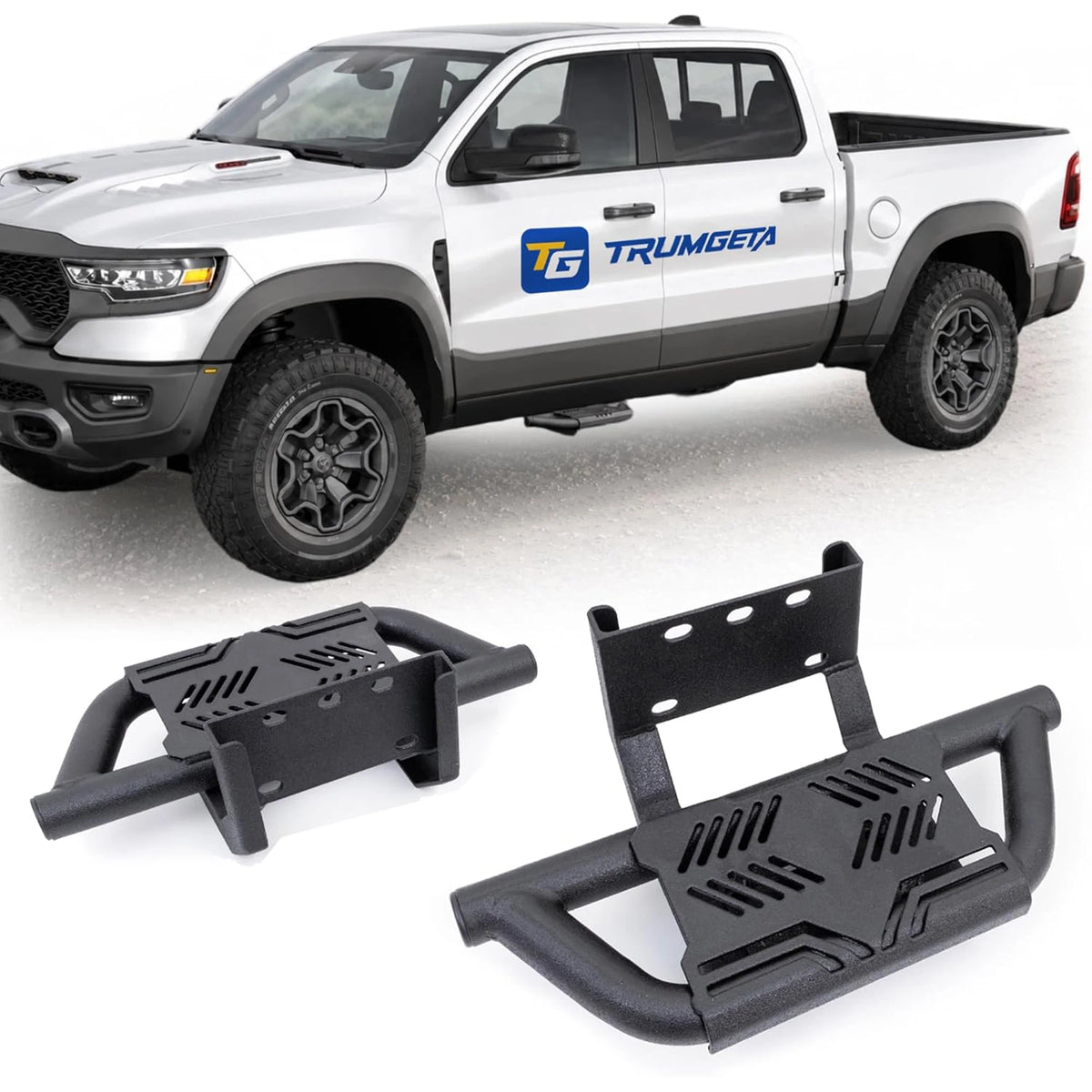 TRUMGETA Auxchemic® 232022 Side Steps for 2019-2026 Dodge Ram 1500 Crew Cab