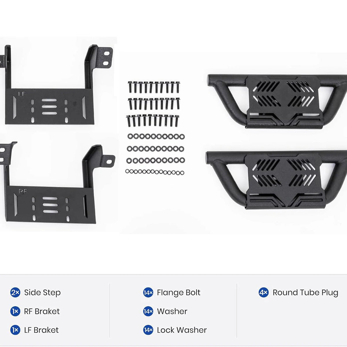 TRUMGETA Auxchemic® 232030 Side Steps for 2024-2026 Toyota Tacoma