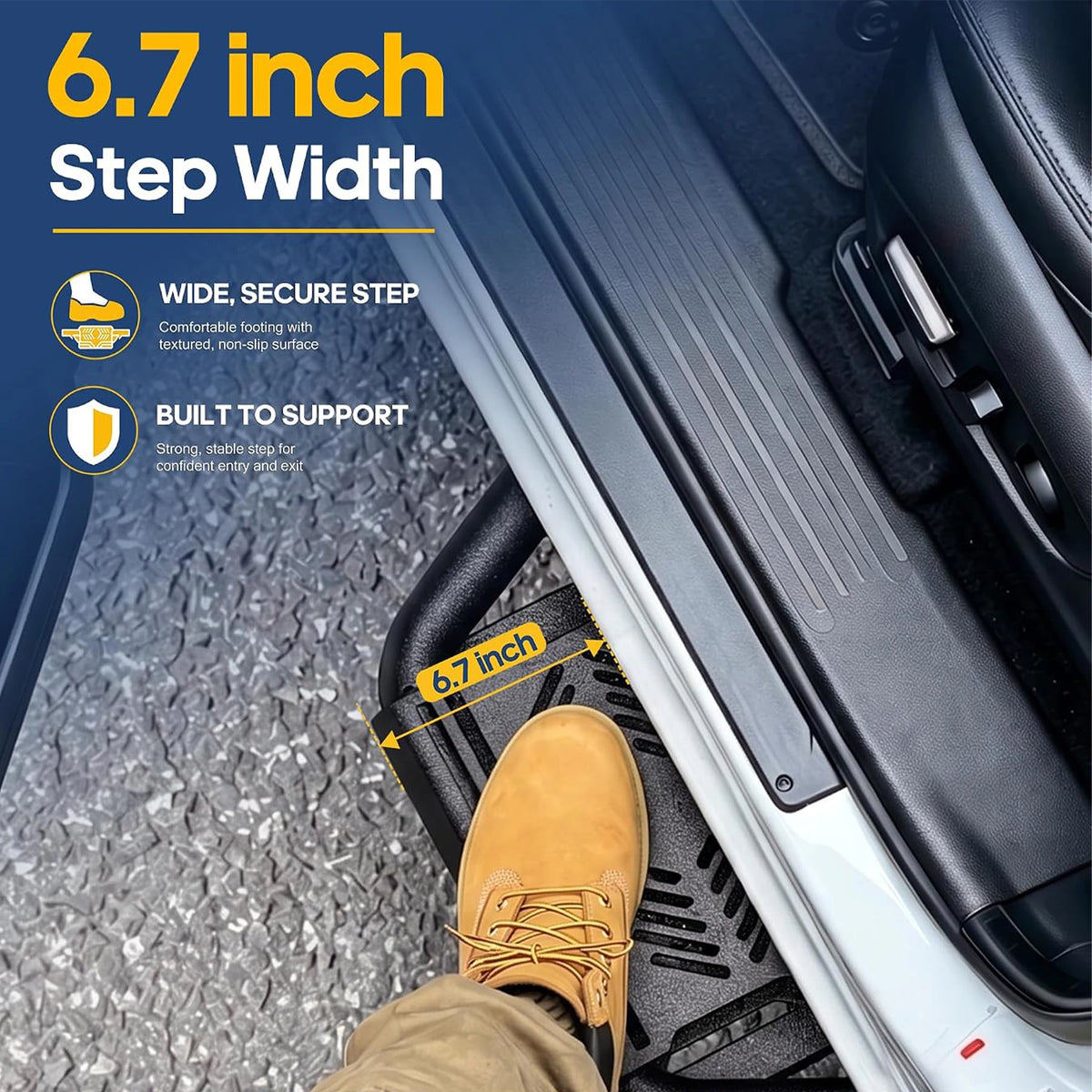 TRUMGETA Auxchemic® 232033 Side Steps for 2022-2026 Toyota Tundra