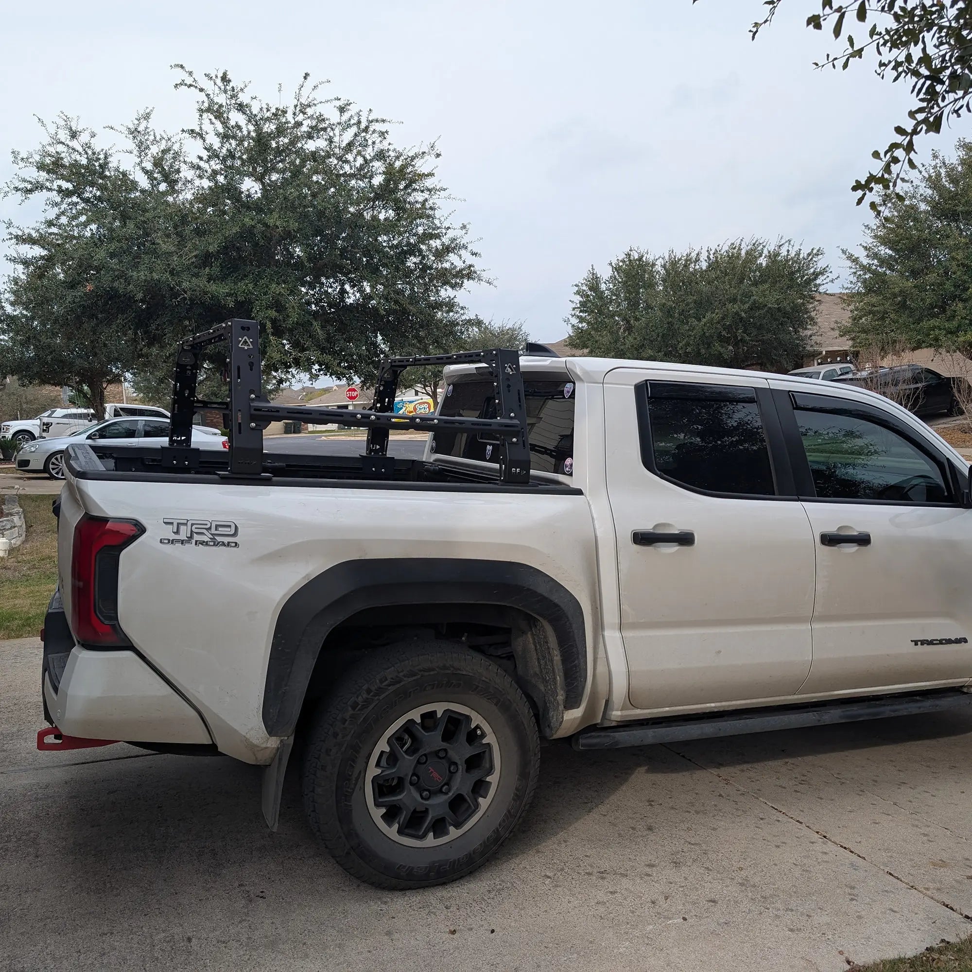 Trumgeta Adjustable Truck Bed Rack for F-150 / Ram 1500 / Silverado / Sierra/Tacoma/Gladiator (Platform not Included)