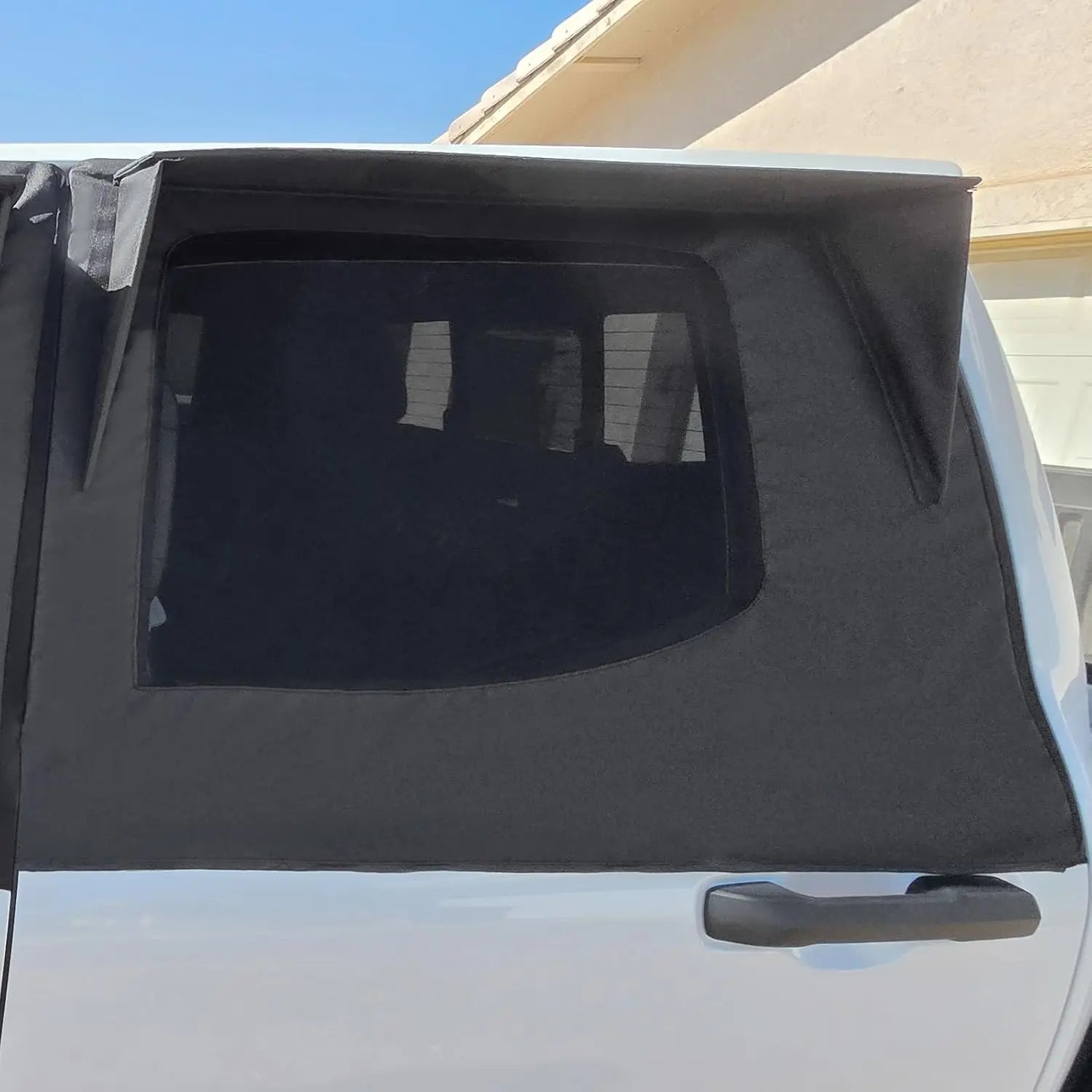 TRUMGETA 4-in-1 Sunshade Window Covers for Toyota Tacoma 2024 2025
