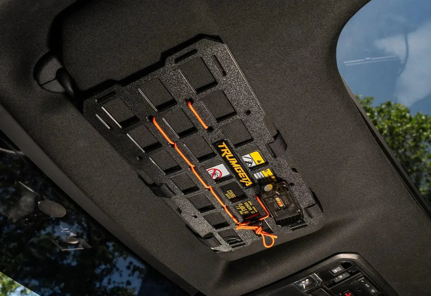 Universal Sun Visor MOLLE Panel