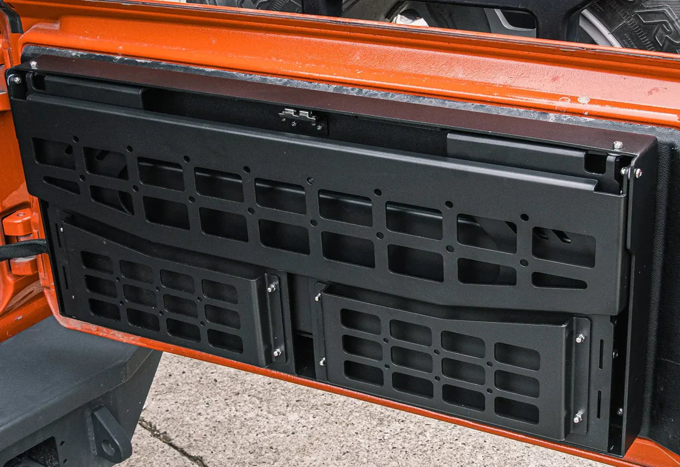 Tailgate Table and Foldable Molle Panel fit for Jeep Wrangler JK JKU JL JLU 2007-2025 2/4 Door