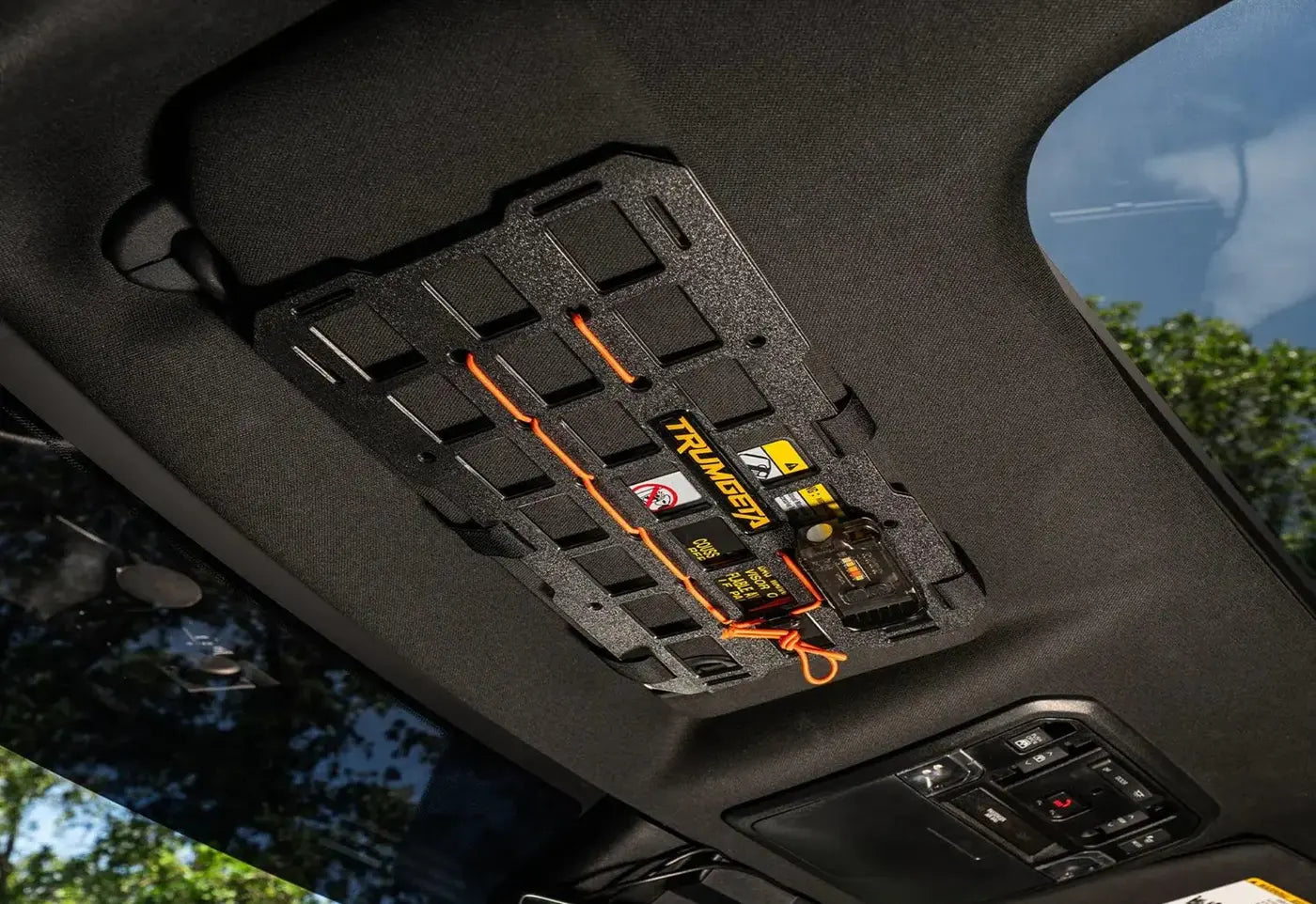 Universal Sun Visor MOLLE Panel