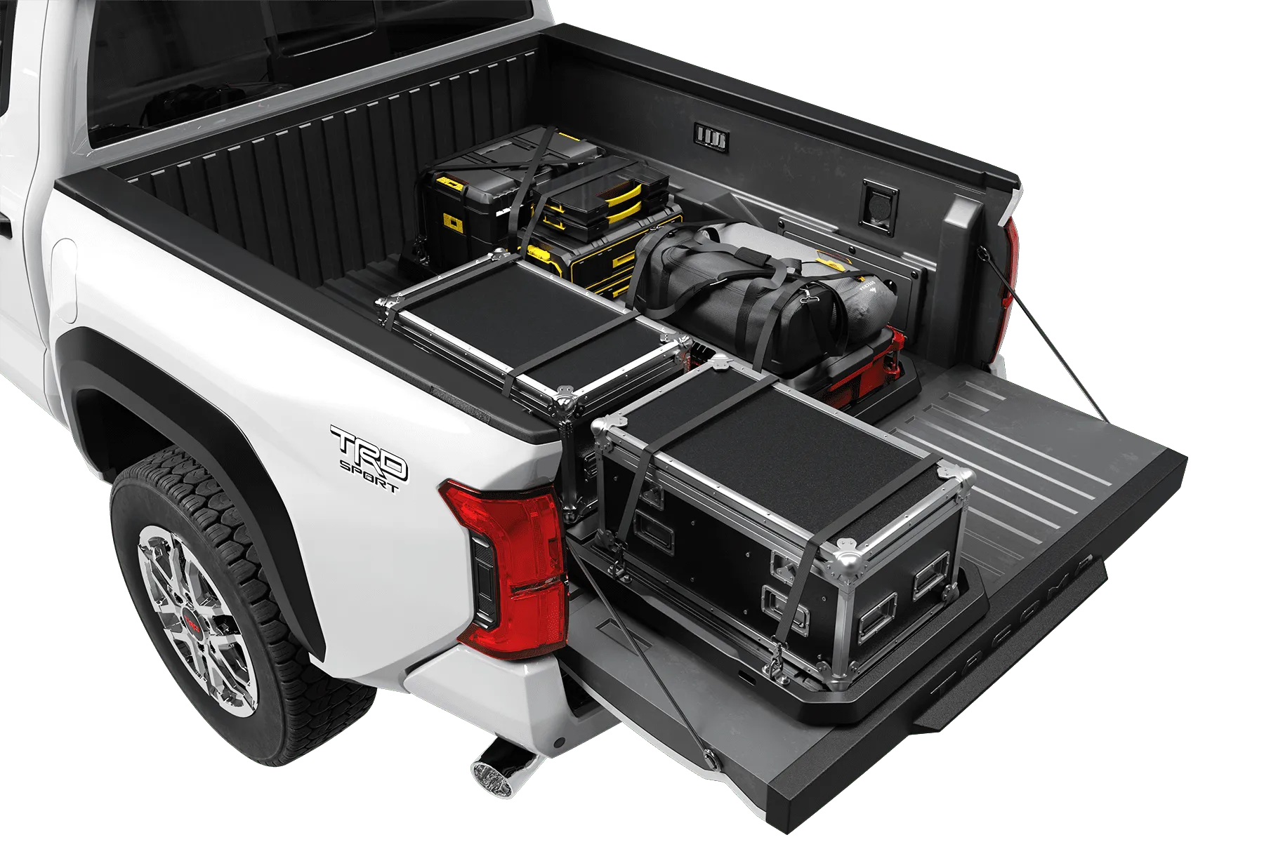 Trumgeta Slide-Out Truck Bed Cargo Tray Fit for Mid-Size & Full-Size Pickup Trucks