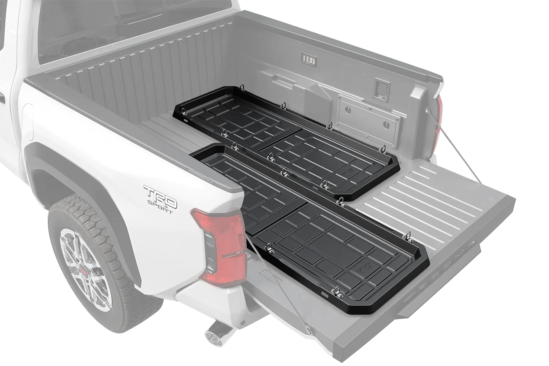 Trumgeta Slide-Out Truck Bed Cargo Tray Fit for Mid-Size & Full-Size Pickup Trucks