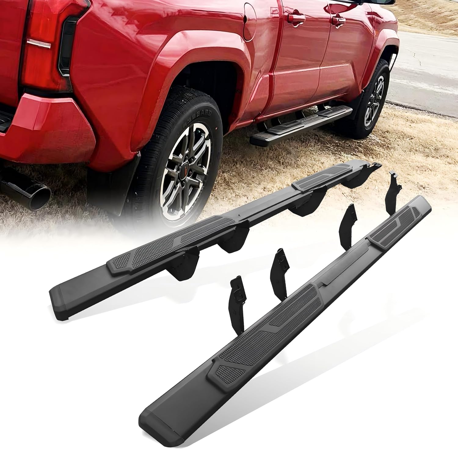 5.5" Running Boards for 2024 2025 Toyota Tacoma Double Cab-1