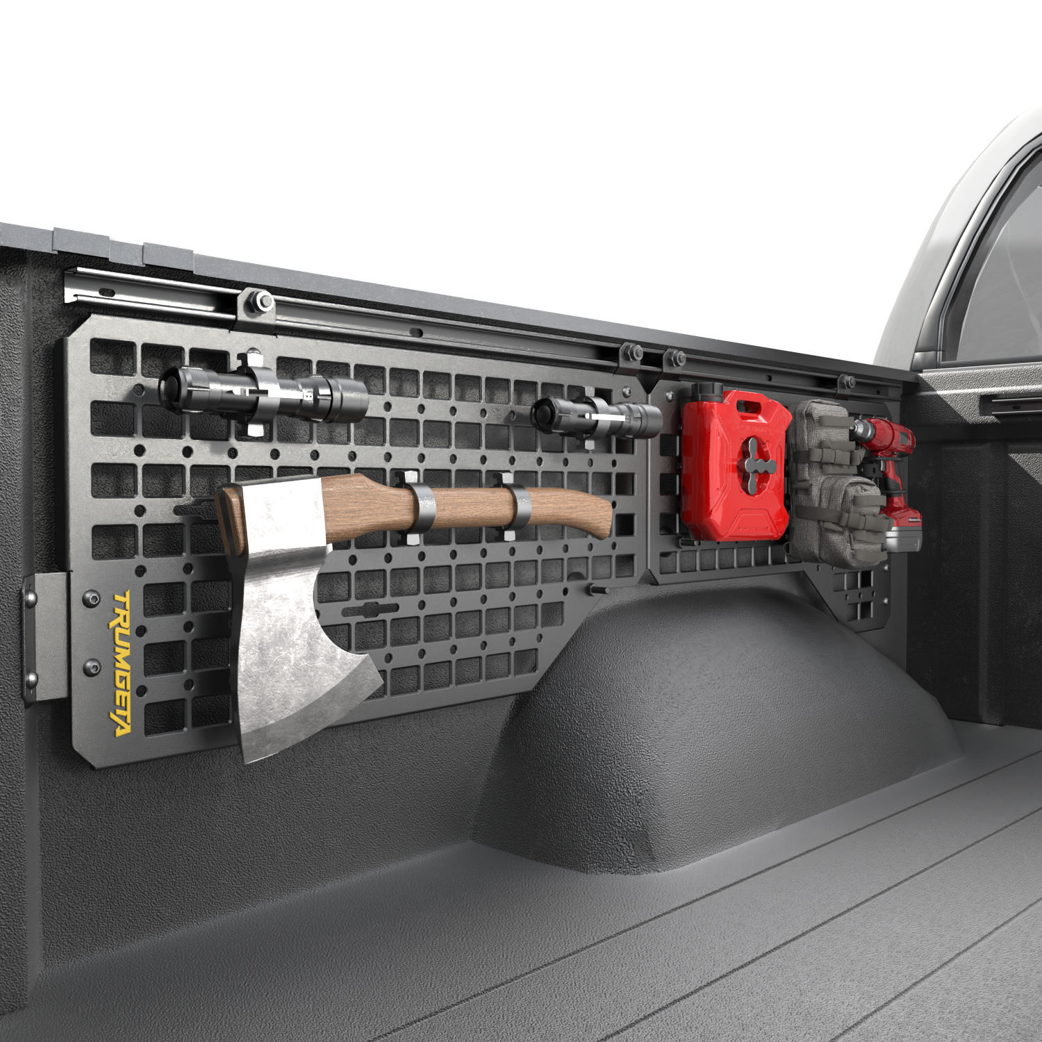 Side Bed MOLLE Panel for 2007-2021 Toyota Tundra Truck Storage Organizer System-2