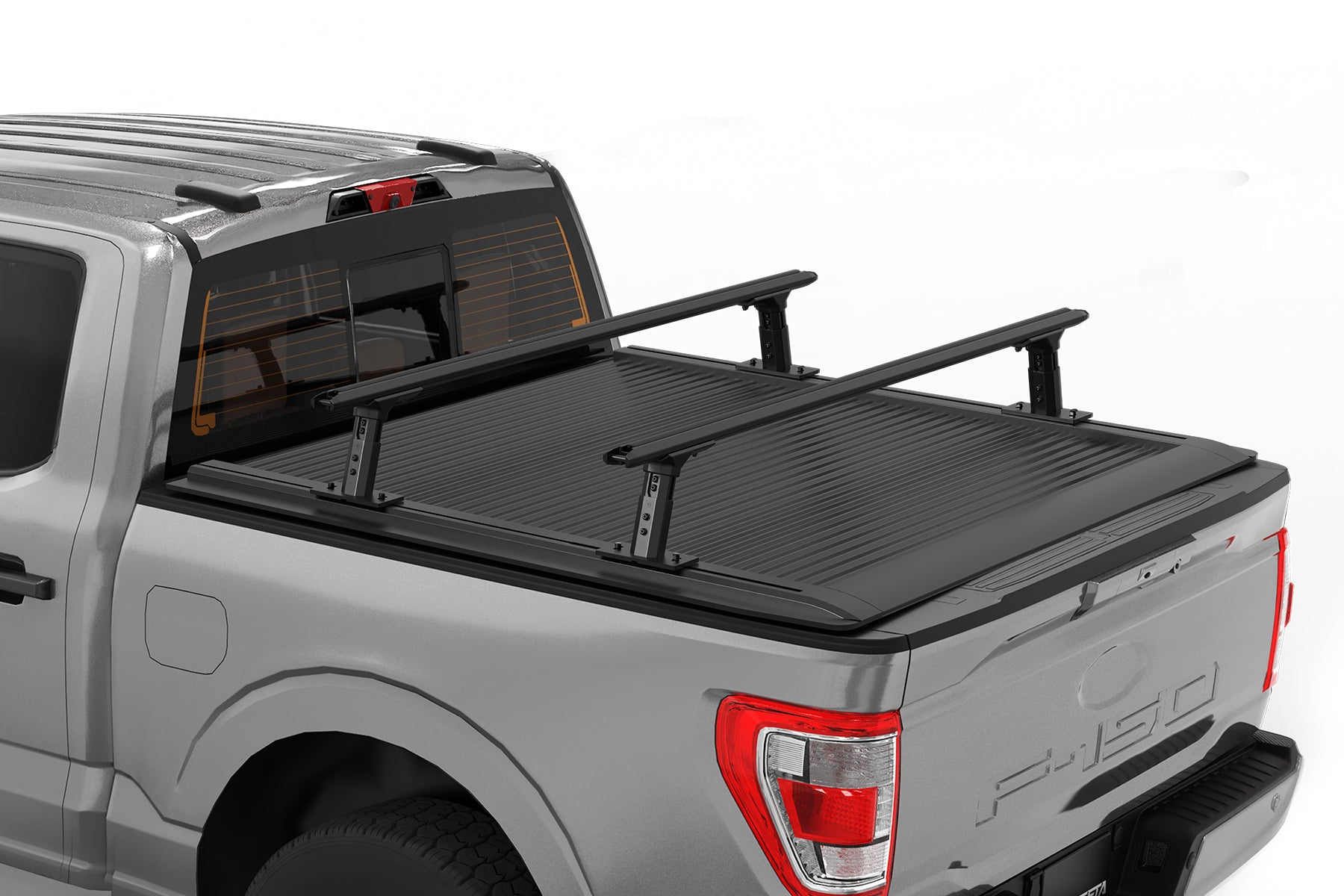 Low-profile Heavy Duty 800LB Adjustable Bed Rack for Trucks,Roll-Up Cover Compatible-7