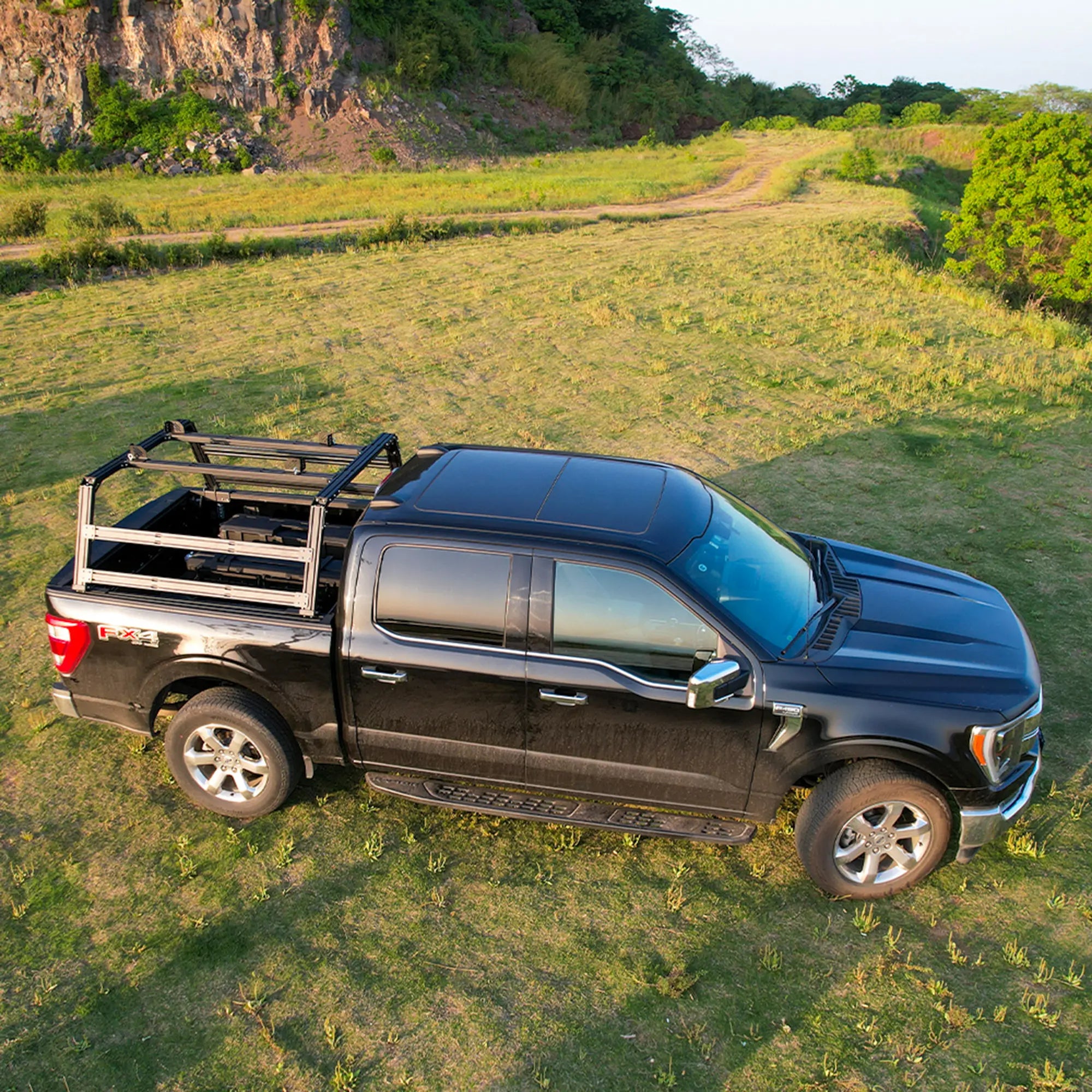 Pickup Truck Ladder Rack Fit for 2018+ Ford 150-6