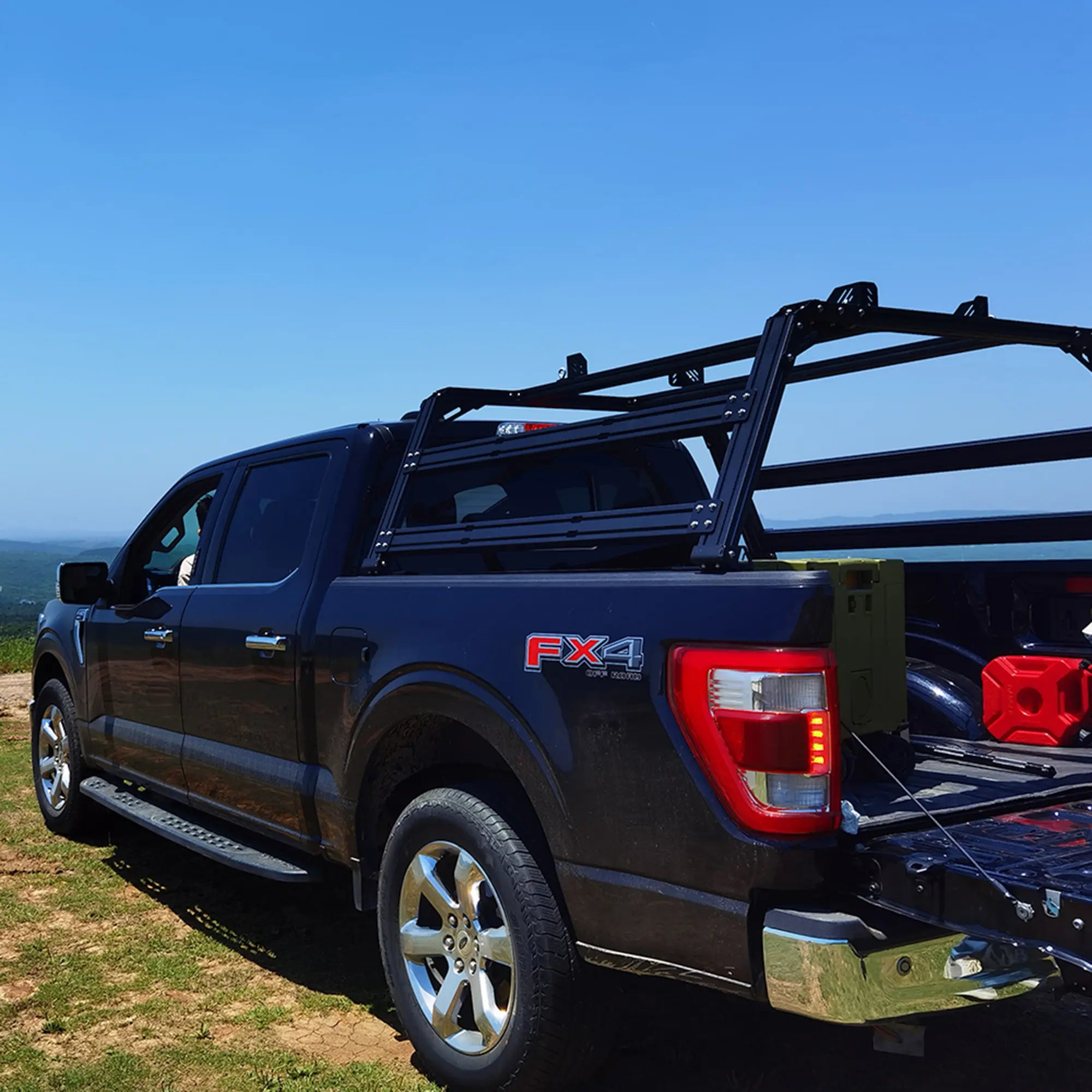 Pickup Truck Ladder Rack Fit for 2018+ Ford 150-3