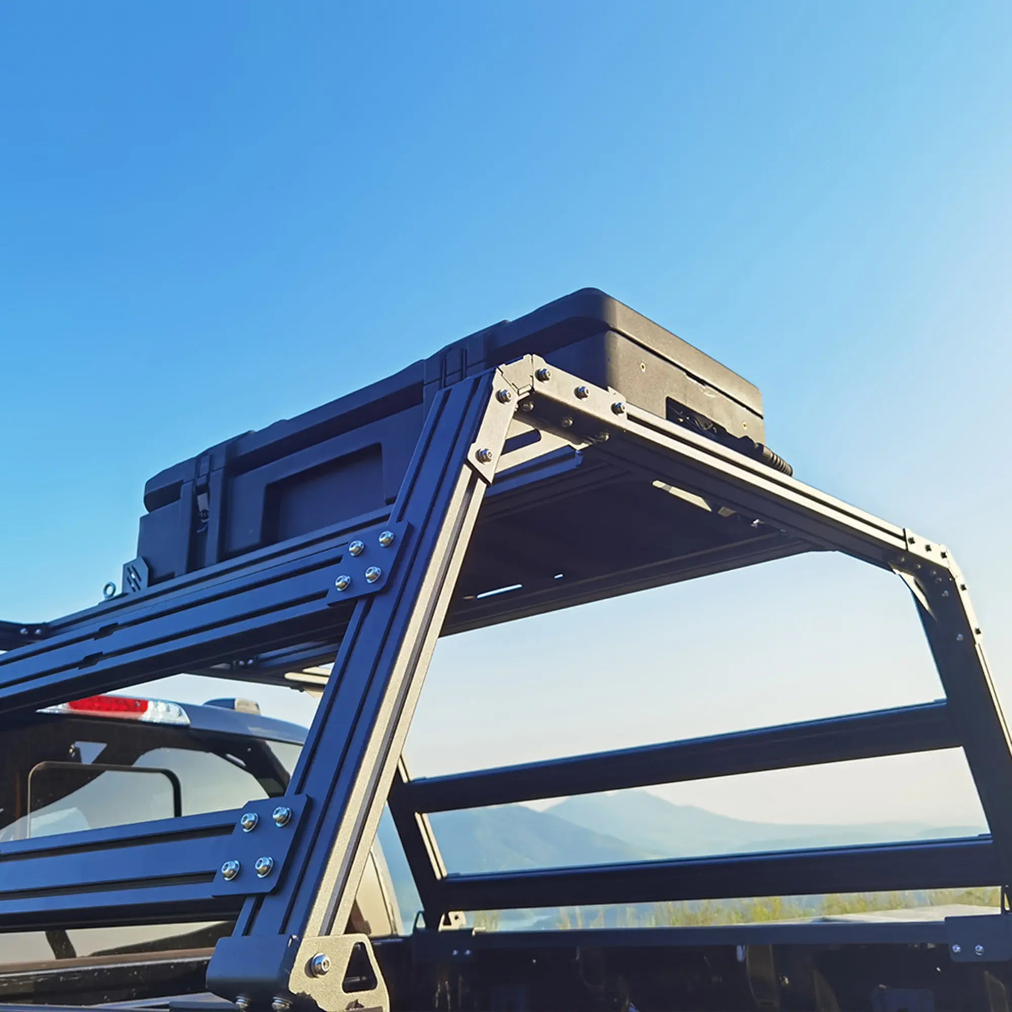 Pickup Truck Ladder Rack Fit for 2018+ Ford 150-4