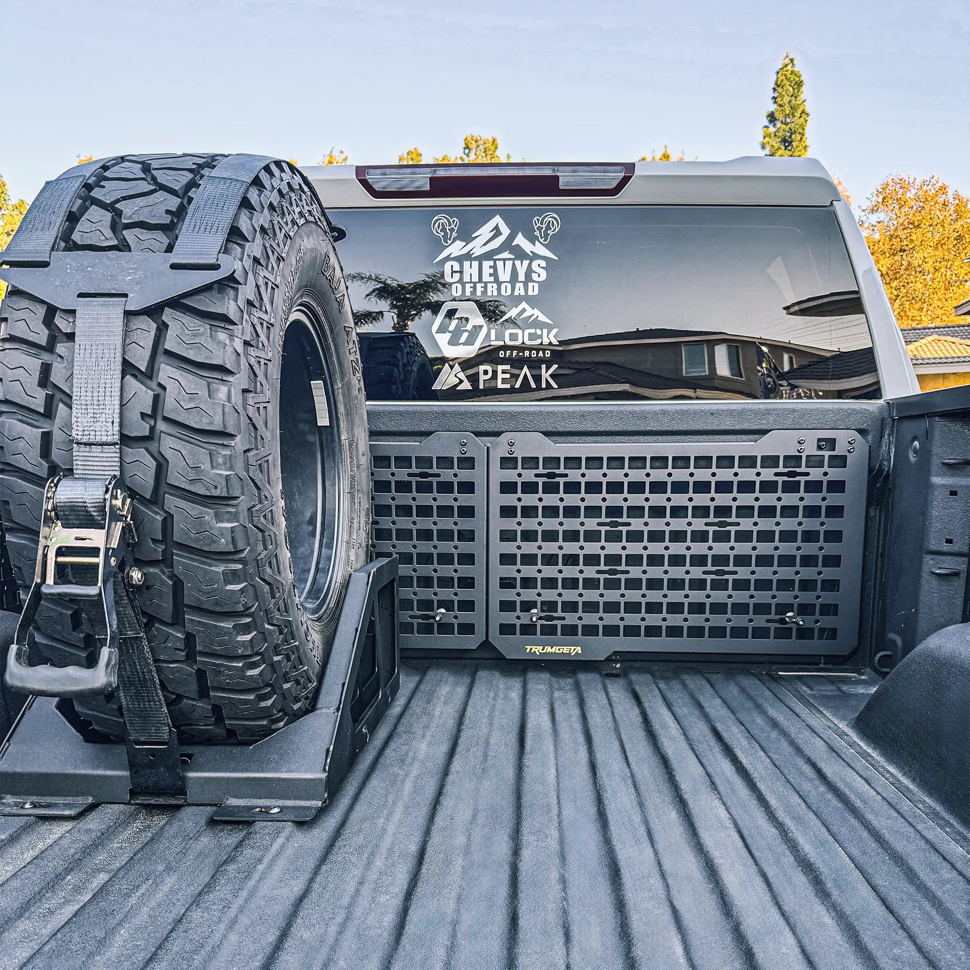 Front Bed MOLLE Panel Fit for 2019+ Chevy Silverado-5