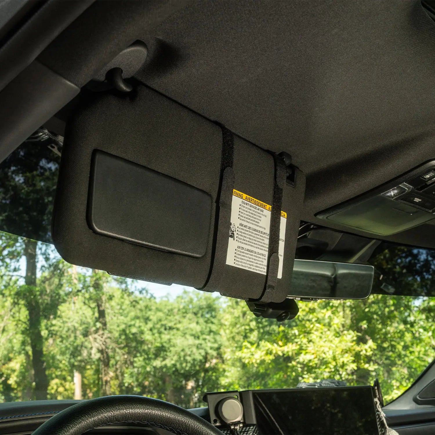 Universal Sun Visor MOLLE Panel