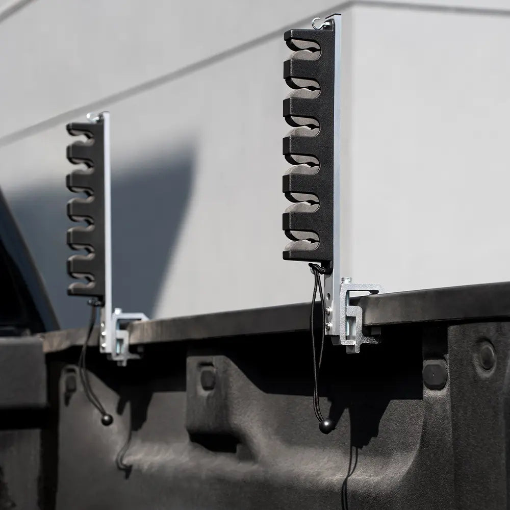 Aluminum Clamp on Fly Fishing Rod Holders for Truck Bed-3
